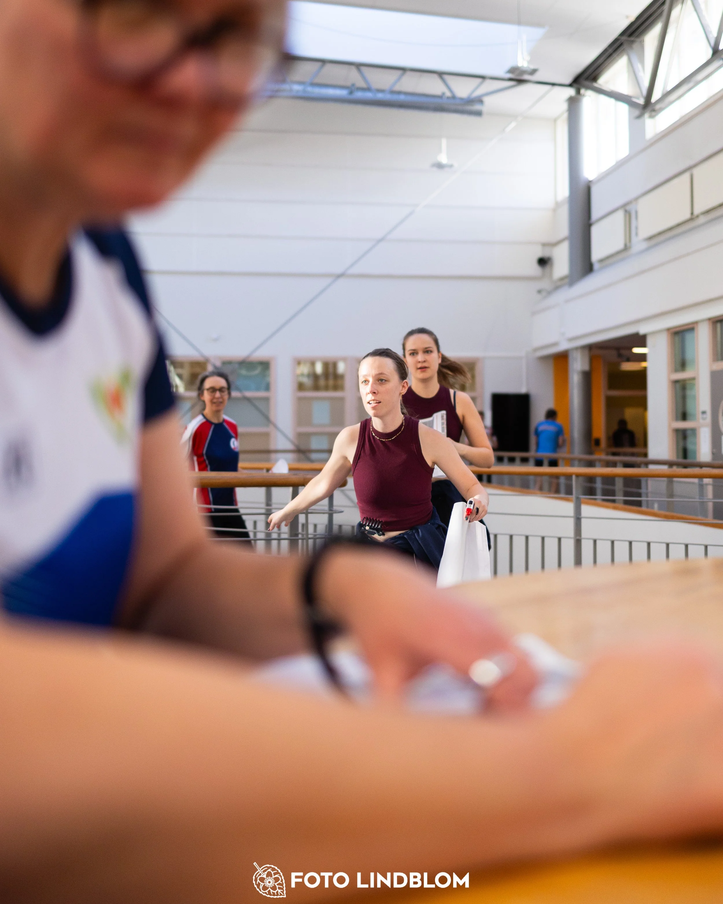 A picture from the indoor orienteering event TMOK Indoor taken by Foto Lindblom