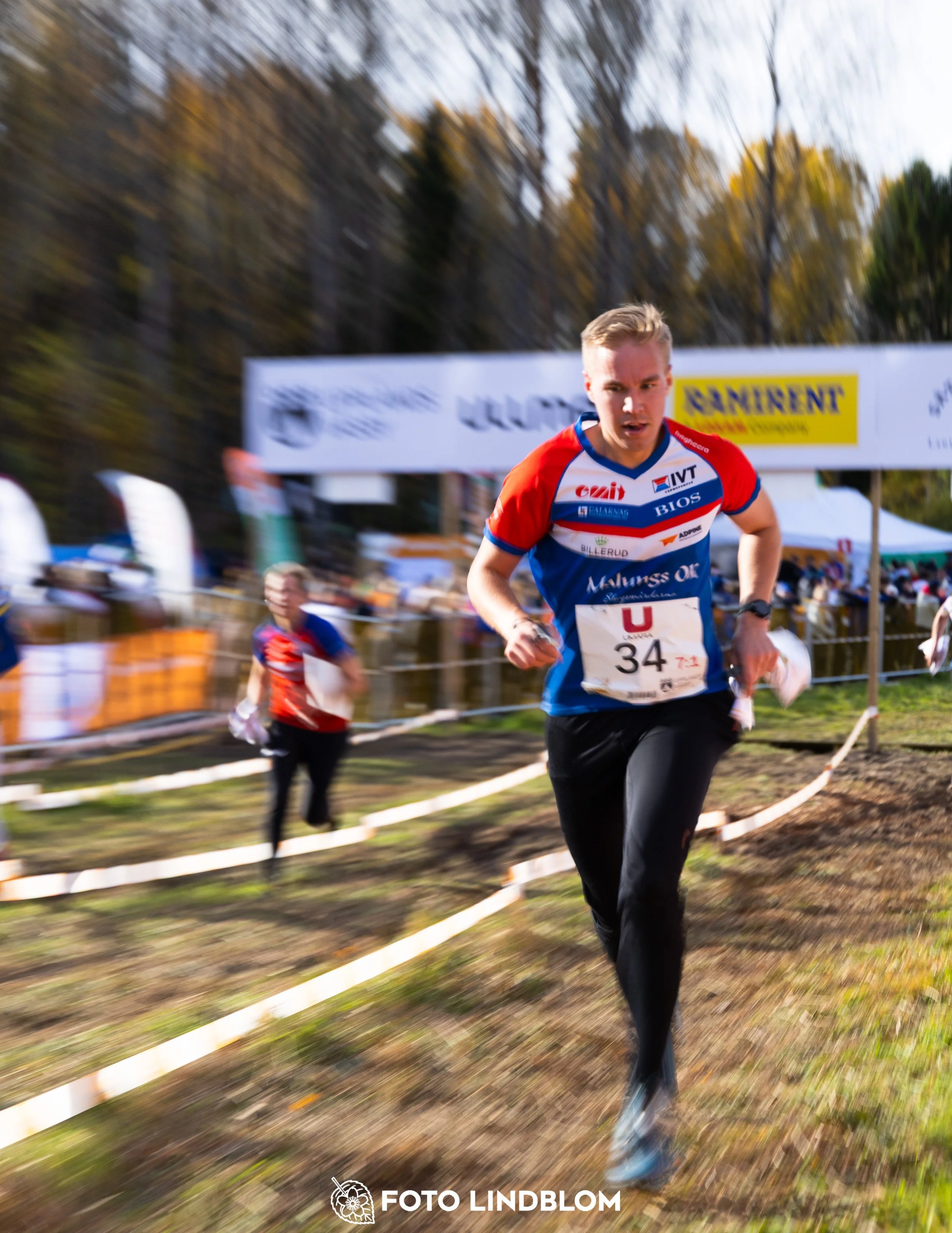 A picture from the 25-Manna orienteering event taken by Foto Lindblom