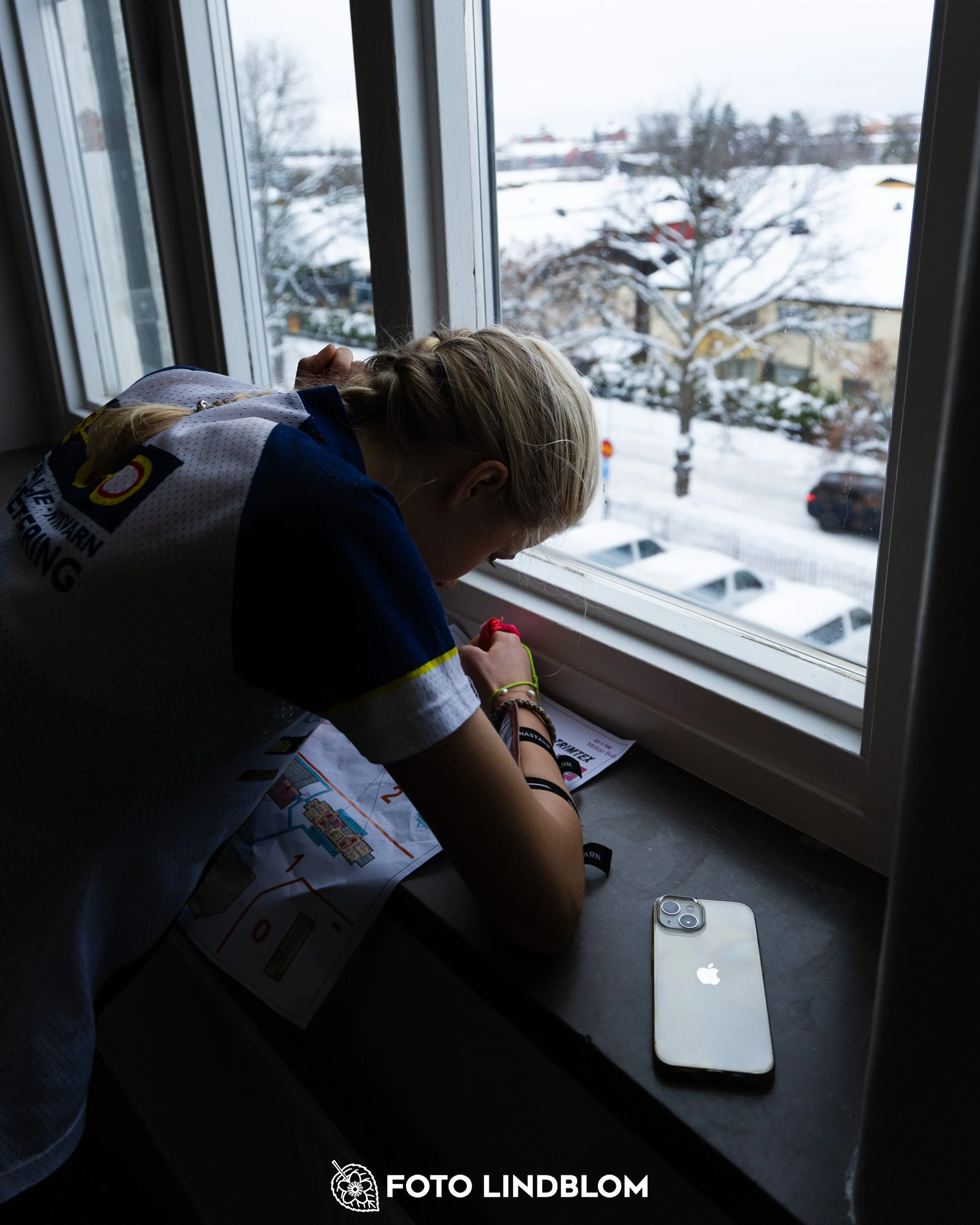 A picture from the indoor orienteering event Viken Indoor taken by Foto Lindblom