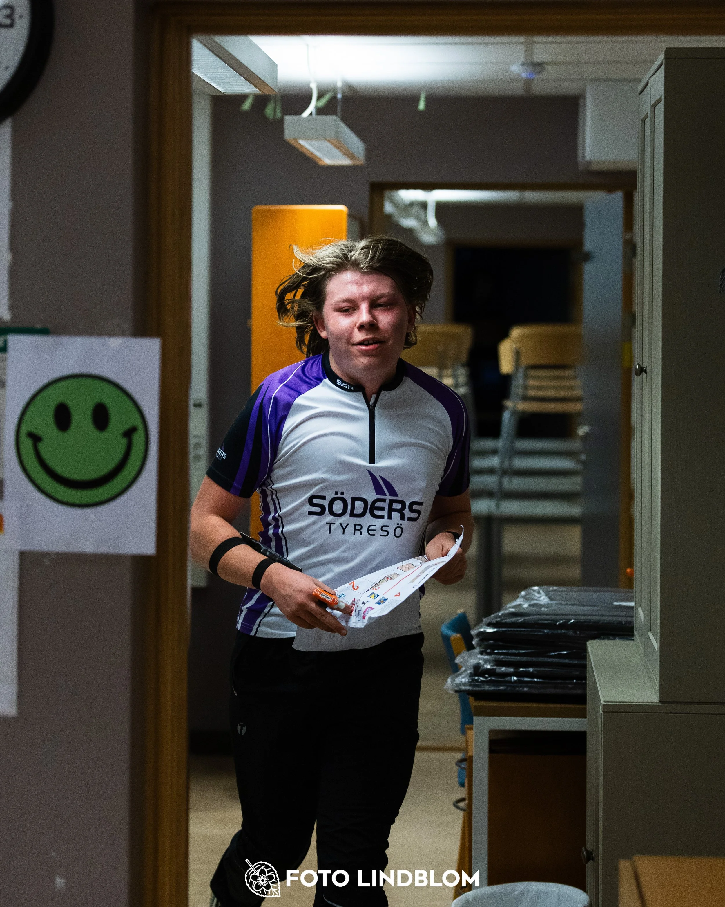 A picture from the indoor orienteering event Viken Indoor taken by Foto Lindblom