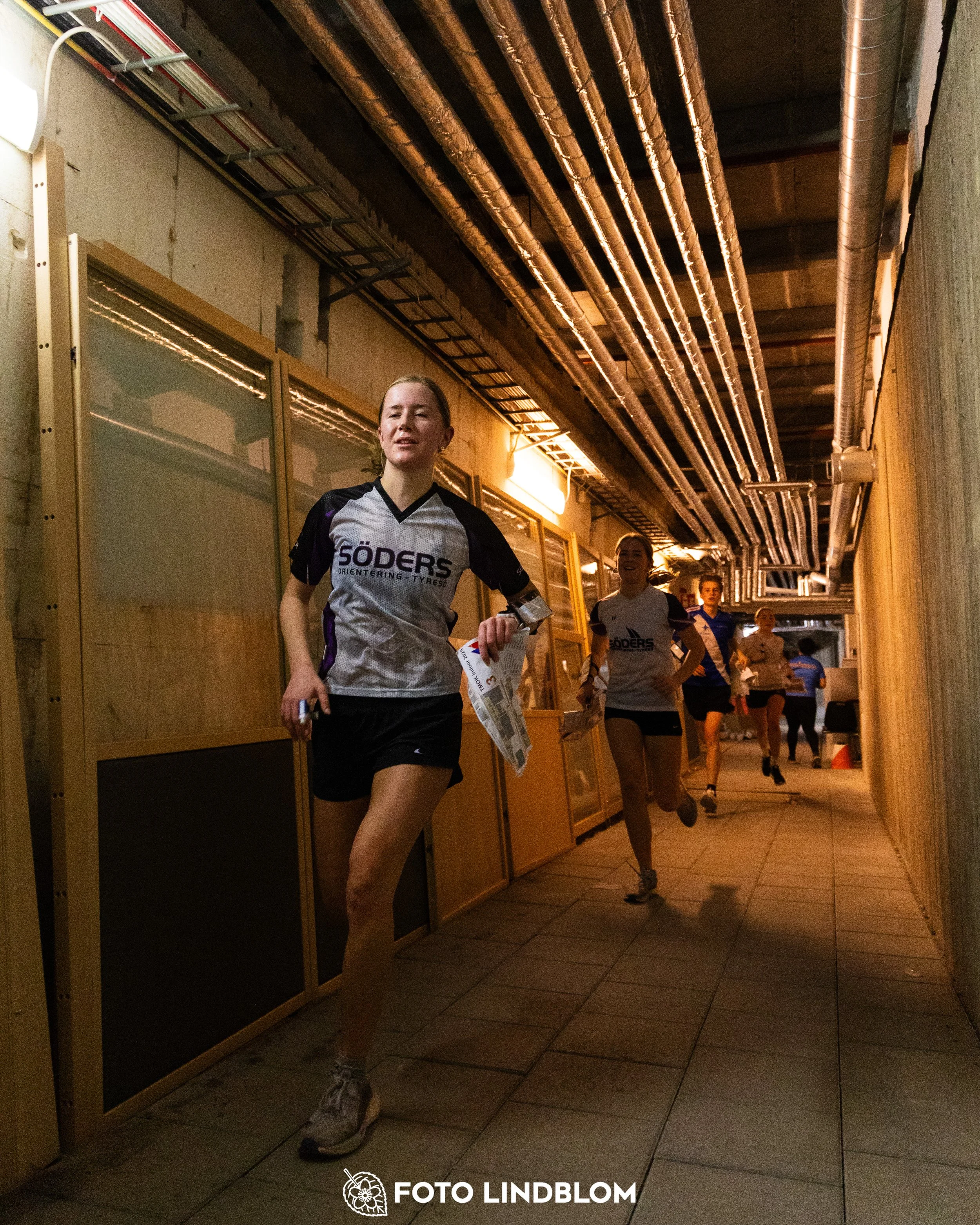 A picture from the indoor orienteering event TMOK Indoor taken by Foto Lindblom