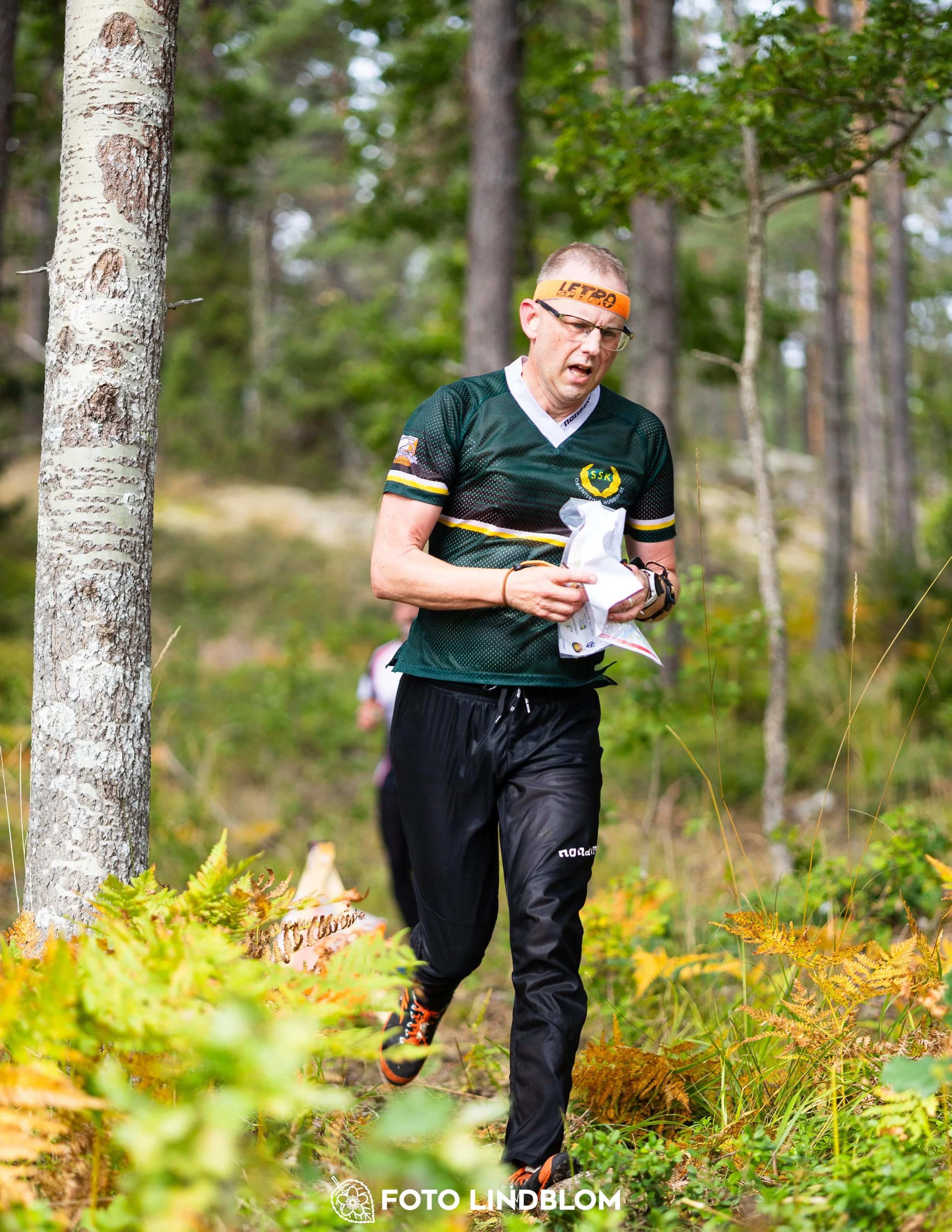 A picture from the Stockholm district championship in middle distance orienteering taken by Foto Lindblom