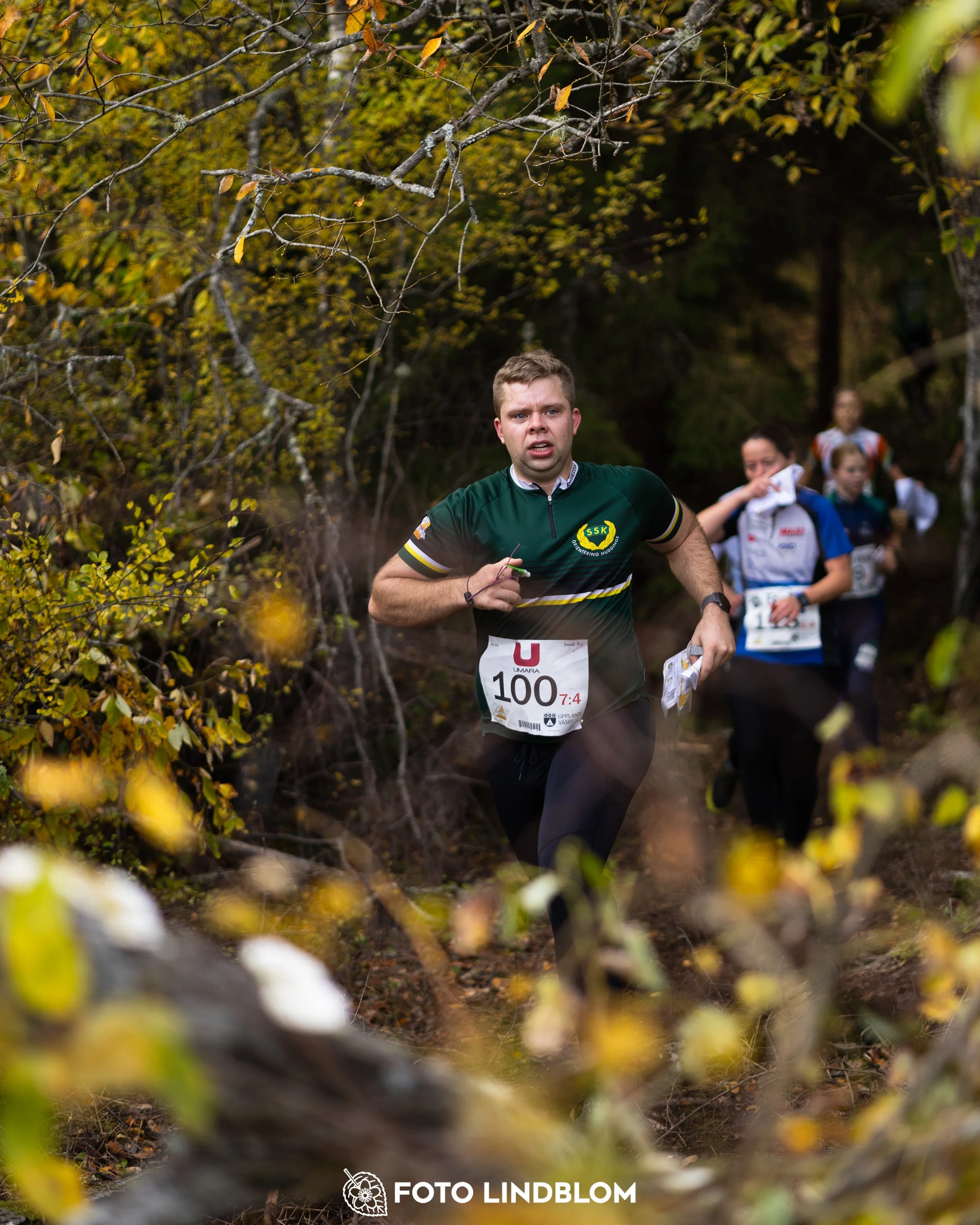 A picture from the 25-Manna orienteering event taken by Foto Lindblom