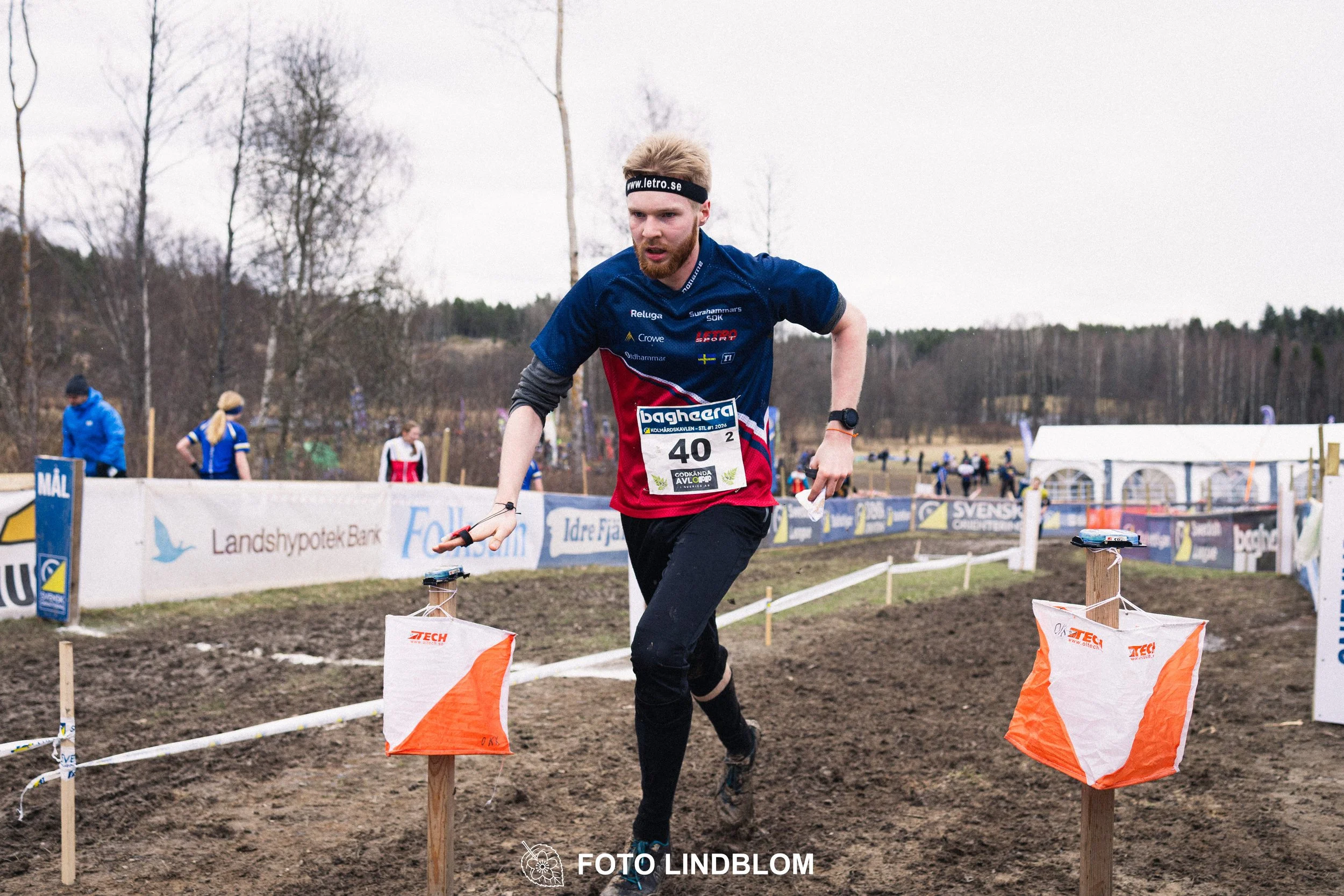 A photo from Kolmårdskavlen during the Swedish relay league 2026, captured by Foto Lindblom.