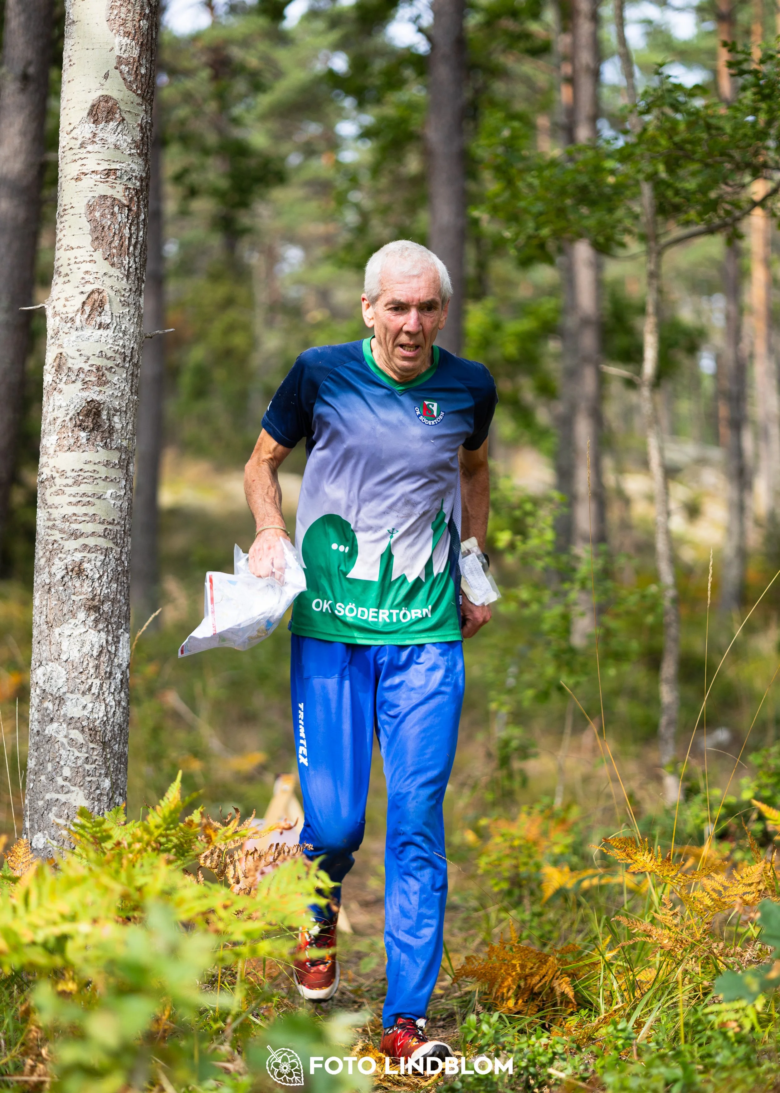 A picture from the Stockholm district championship in middle distance orienteering taken by Foto Lindblom