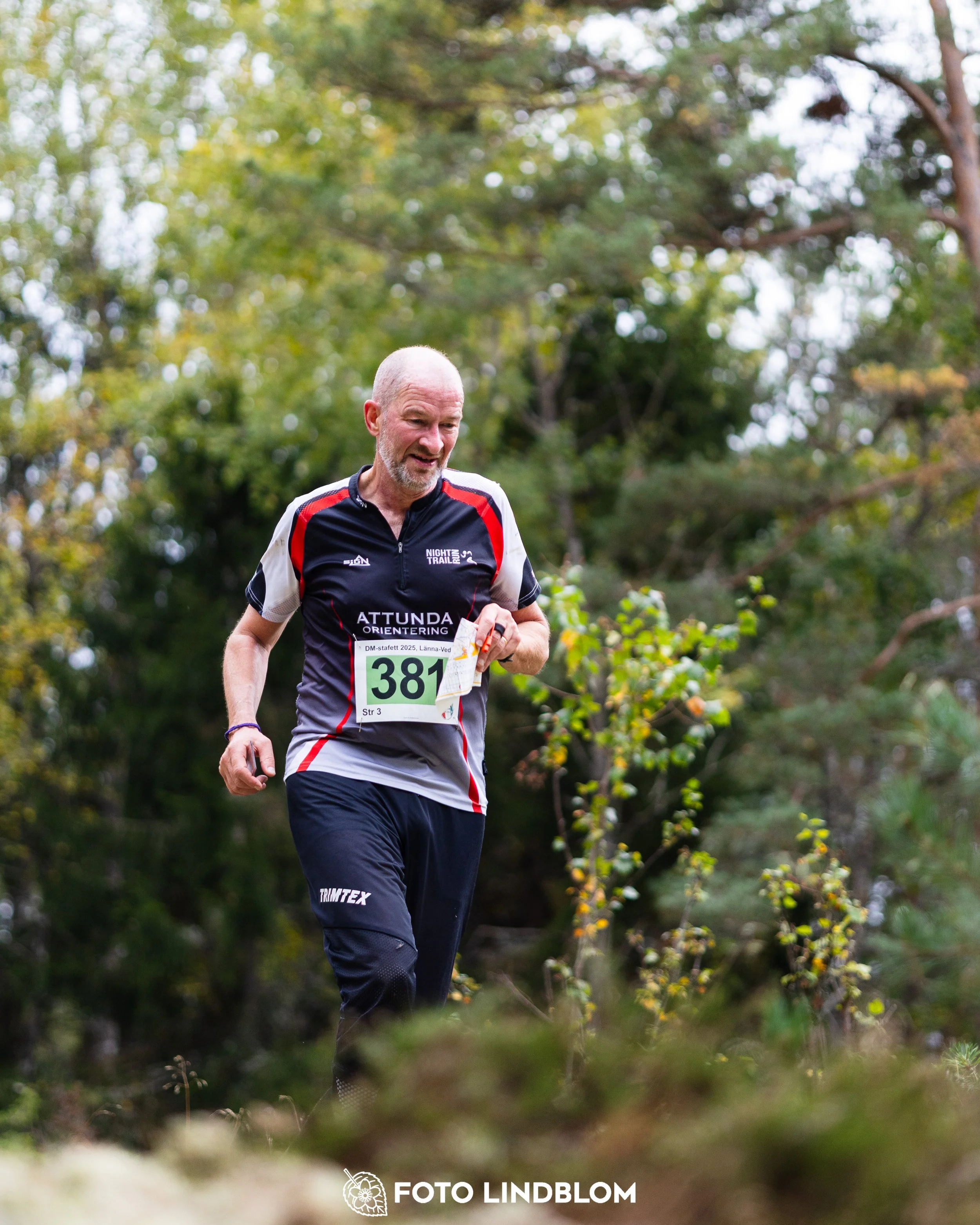 A picture from the Stockholm district championship in relay orienteering taken by Foto Lindblom