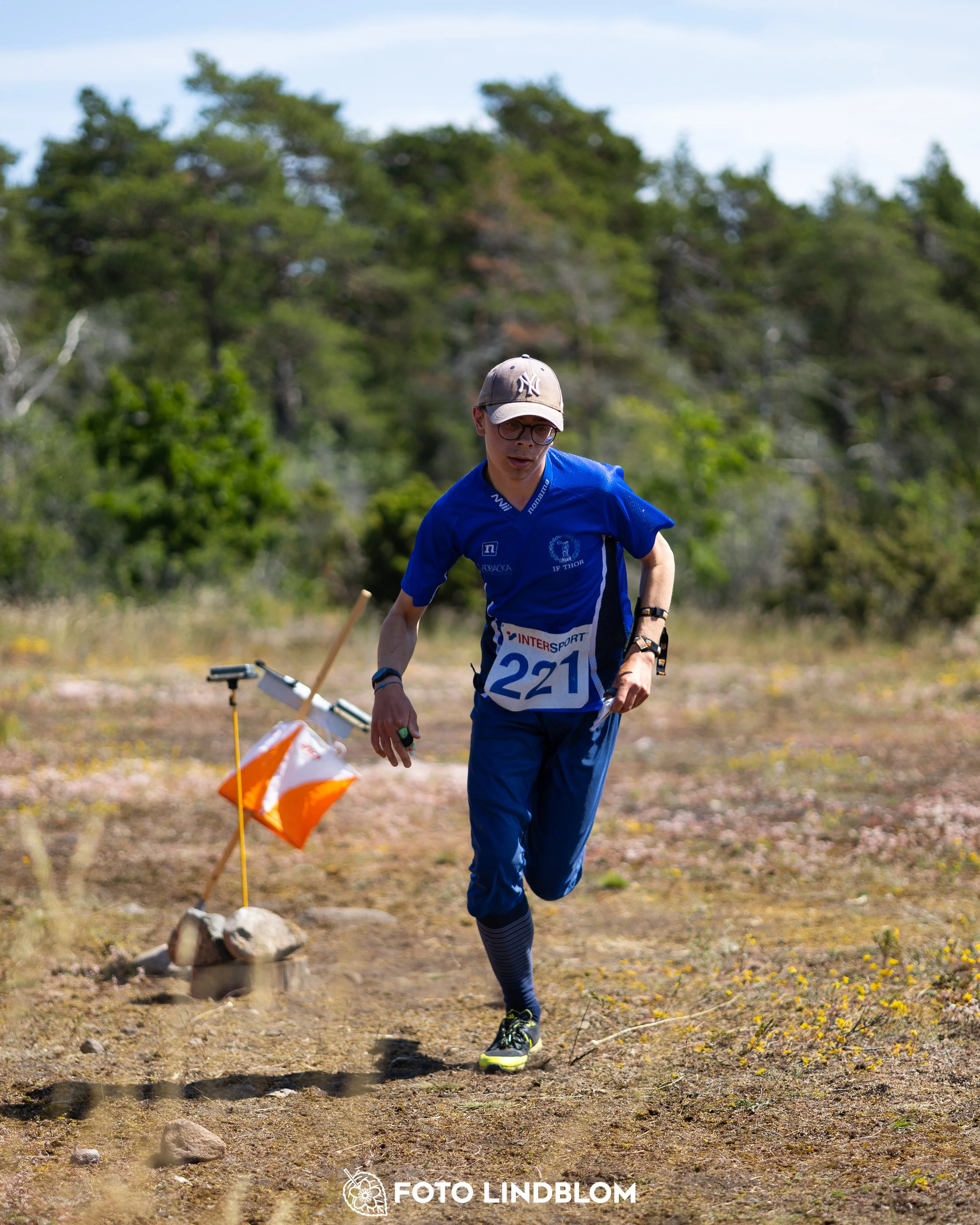 A picture from the Gotlands 3-Dagars orienteering competition