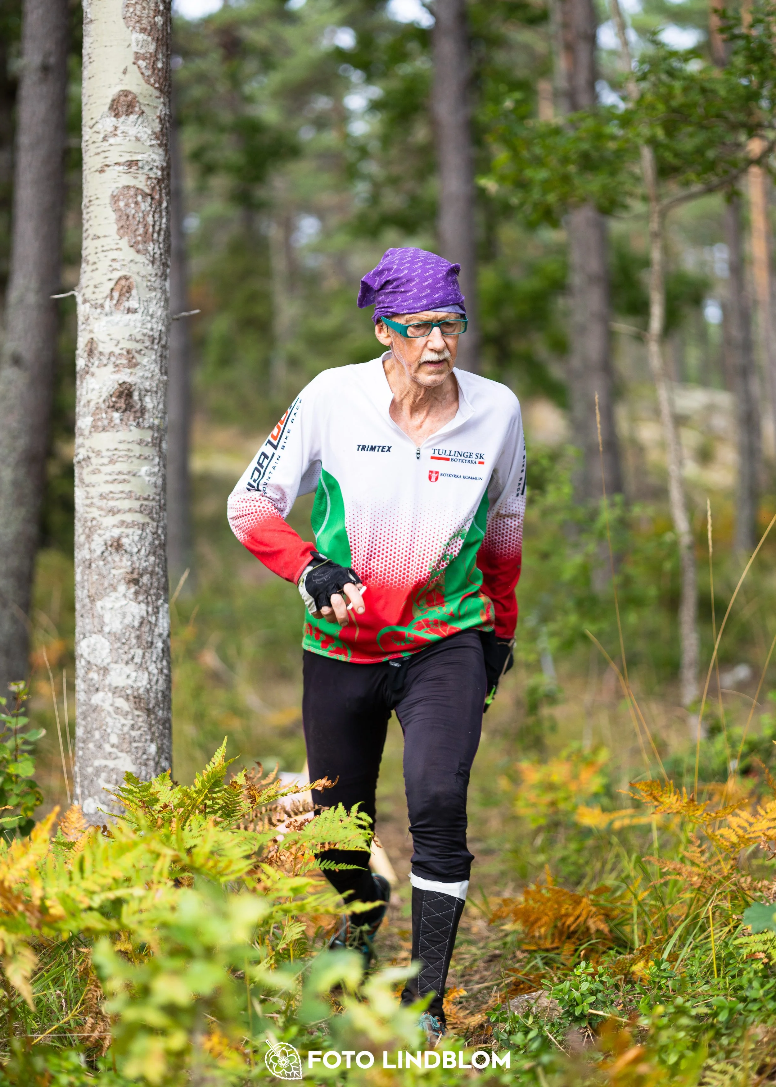A picture from the Stockholm district championship in middle distance orienteering taken by Foto Lindblom