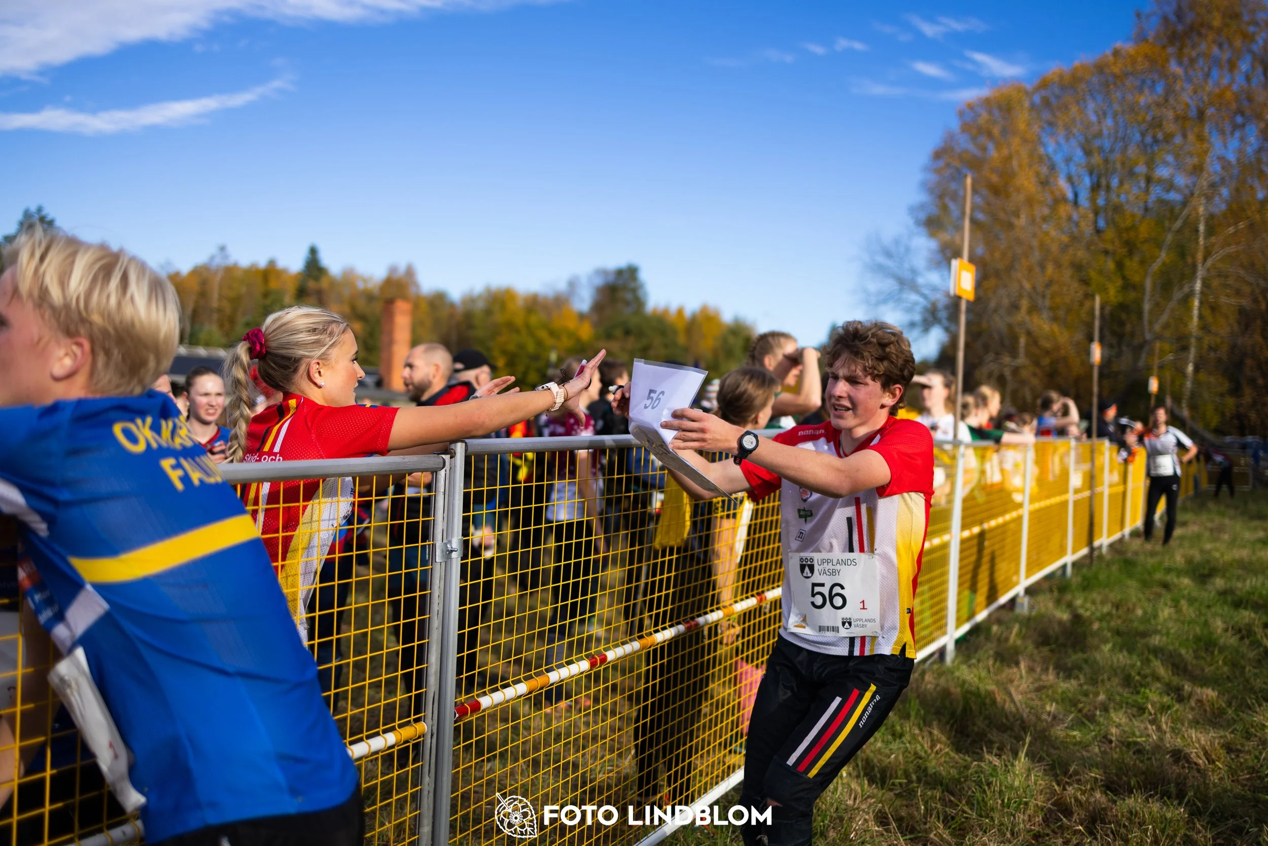 A picture from the 25-Manna orienteering event taken by Foto Lindblom