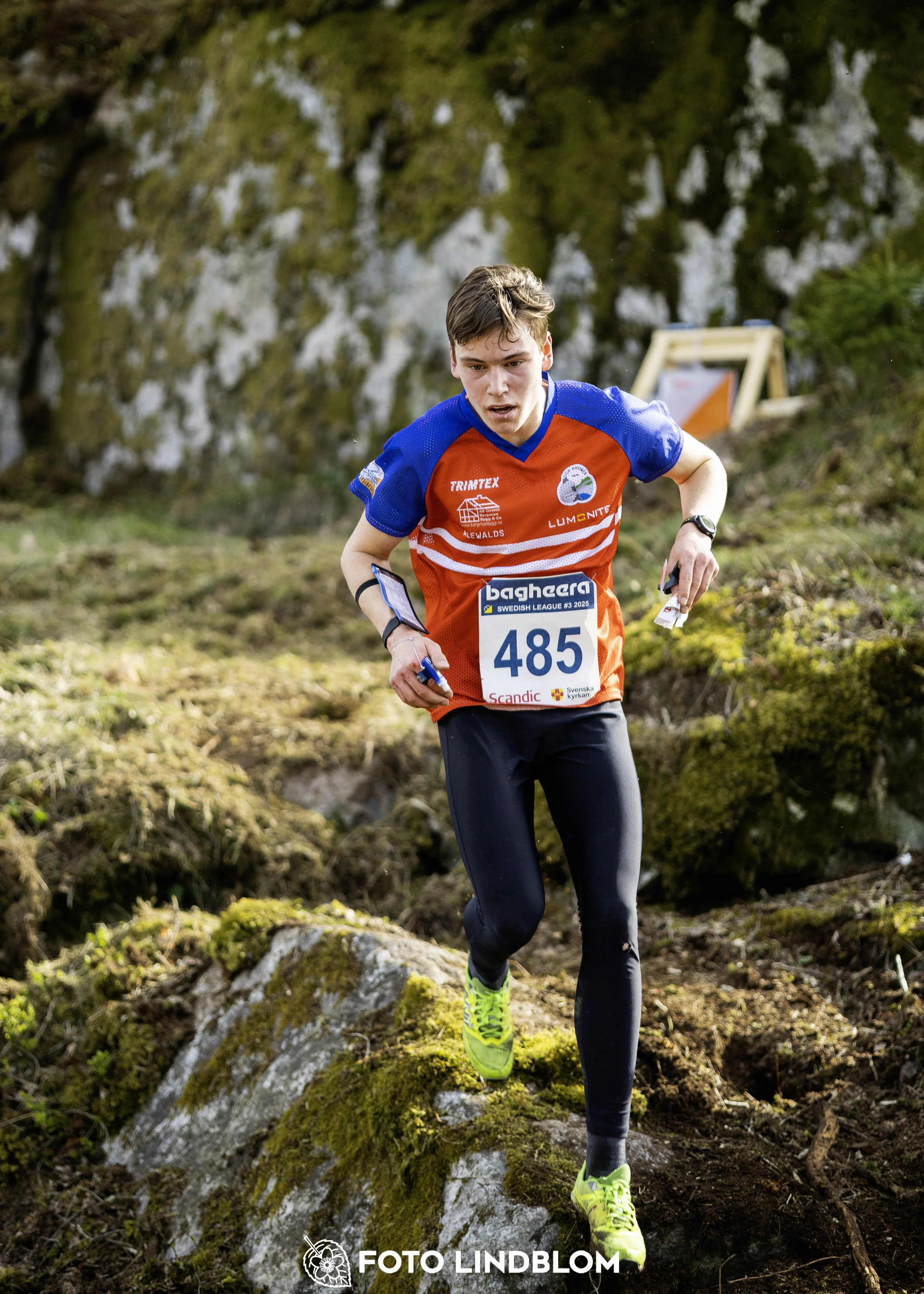 A picture from the third stage of the Swedish League orienteering competition
