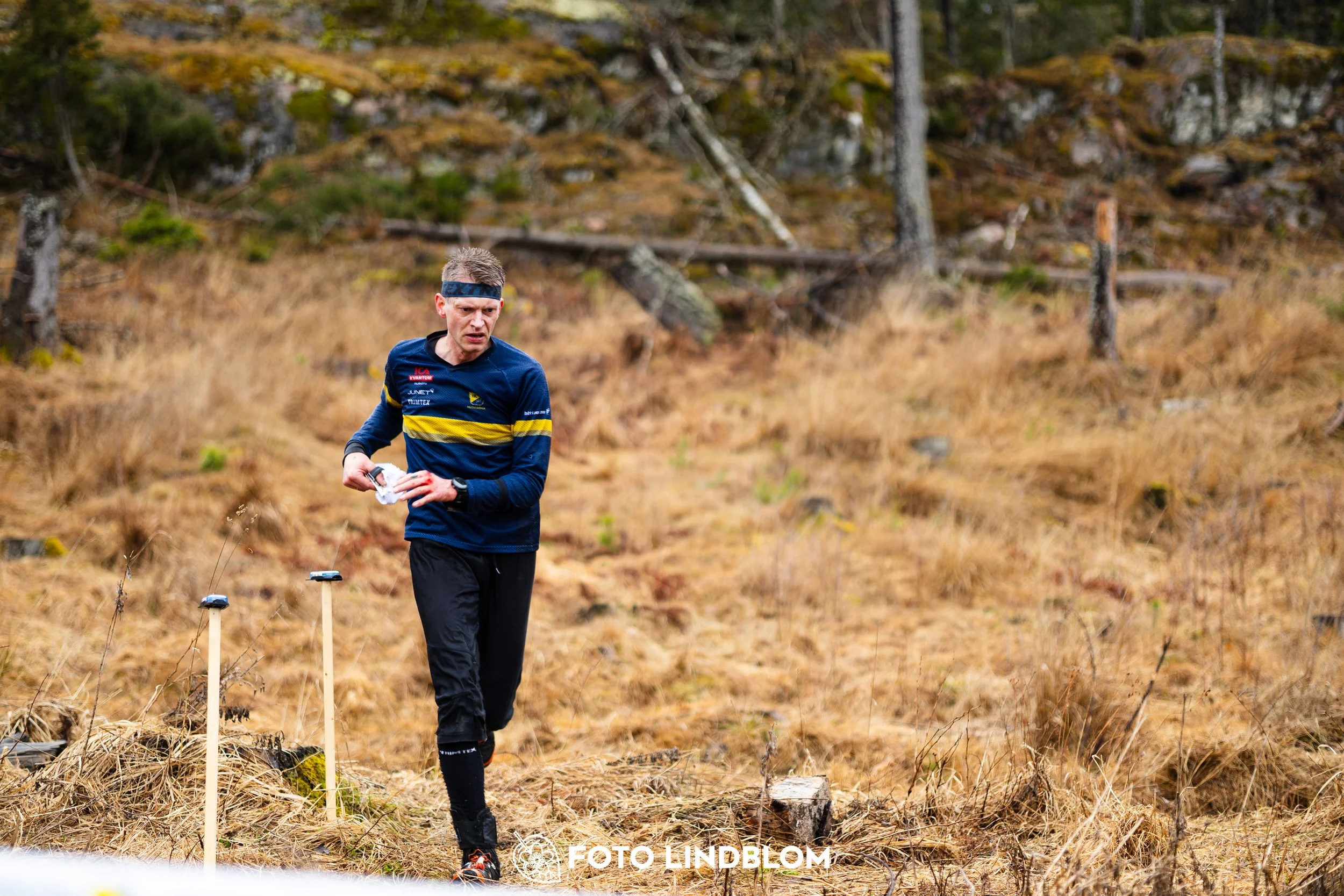 A photo from the Swedish League orienteering competition in Kolmården spring 2026, captured by Foto Lindblom.