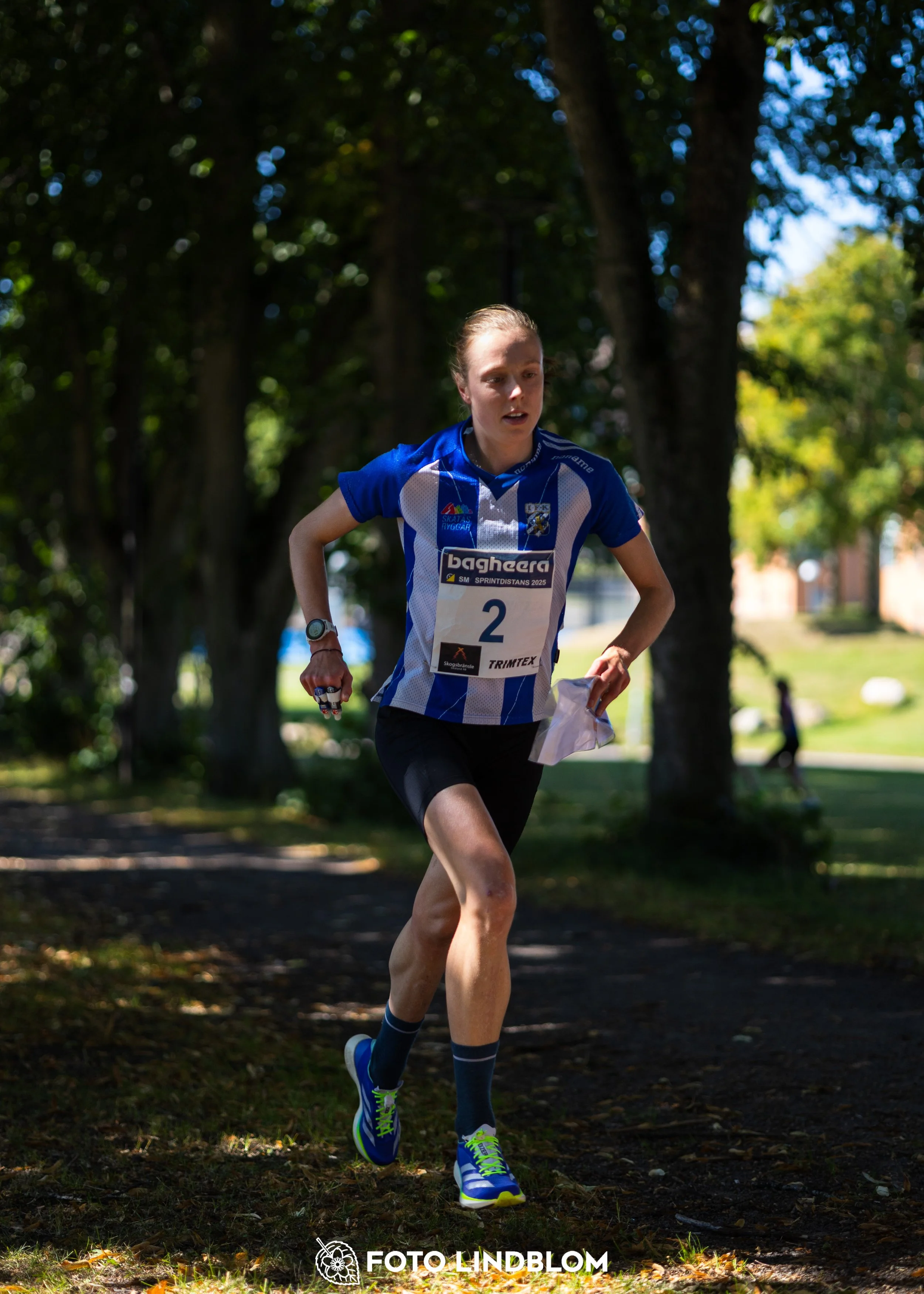 A picture from the Swedish national championship in knock out orienteering  taken by Foto Lindblom