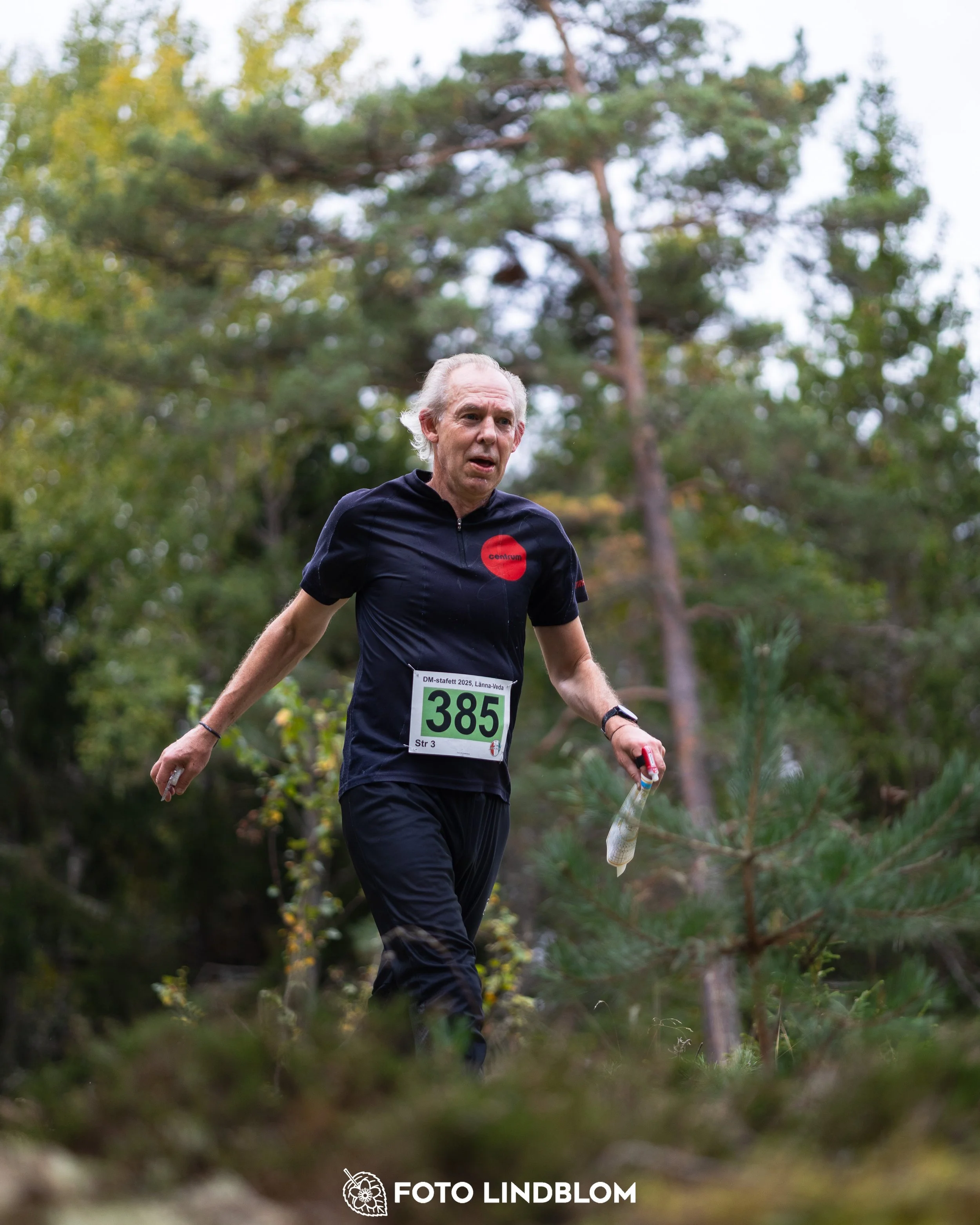 A picture from the Stockholm district championship in relay orienteering taken by Foto Lindblom