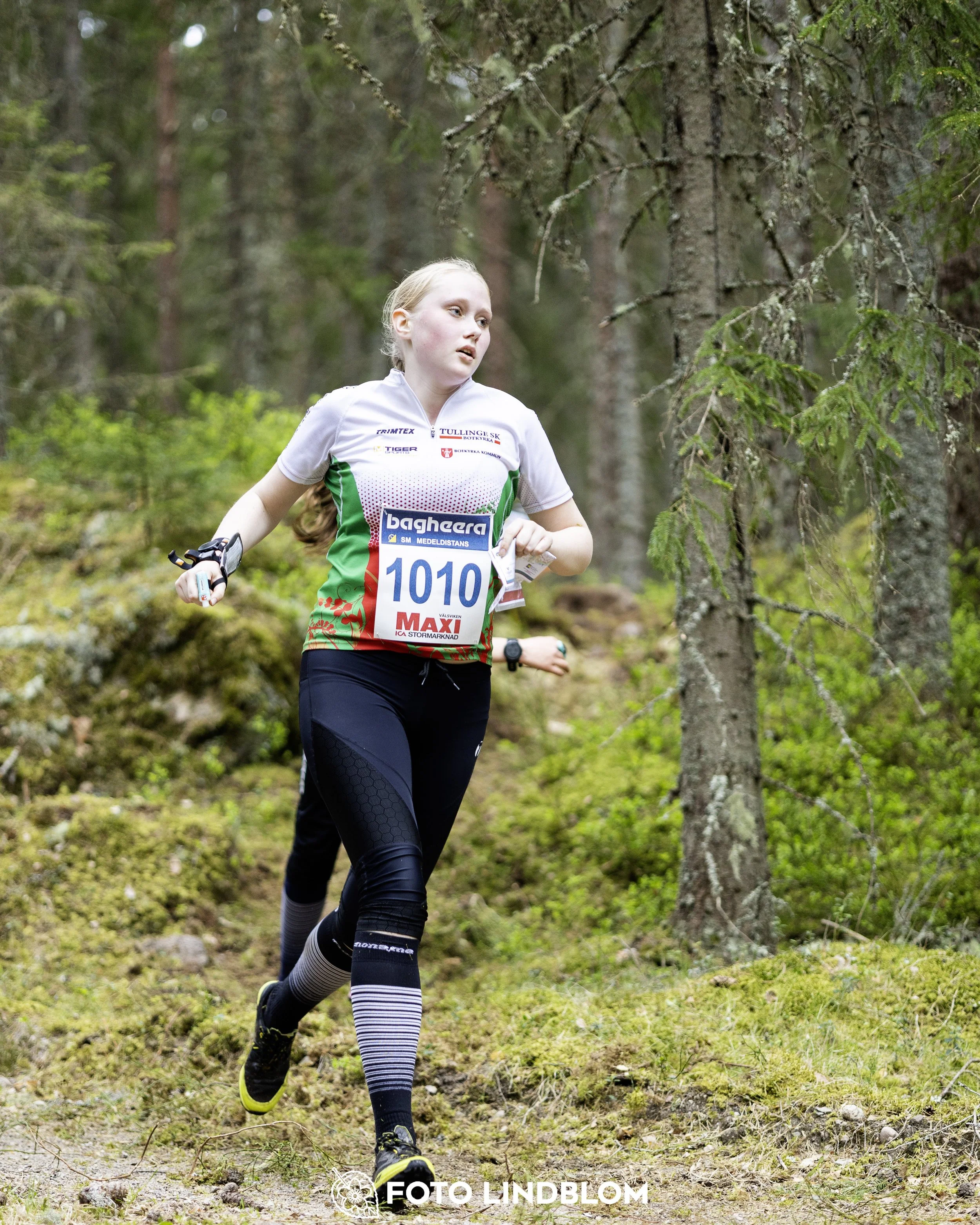 A picture from the Swedish national championship in middle distance orienteering and Swedish league race