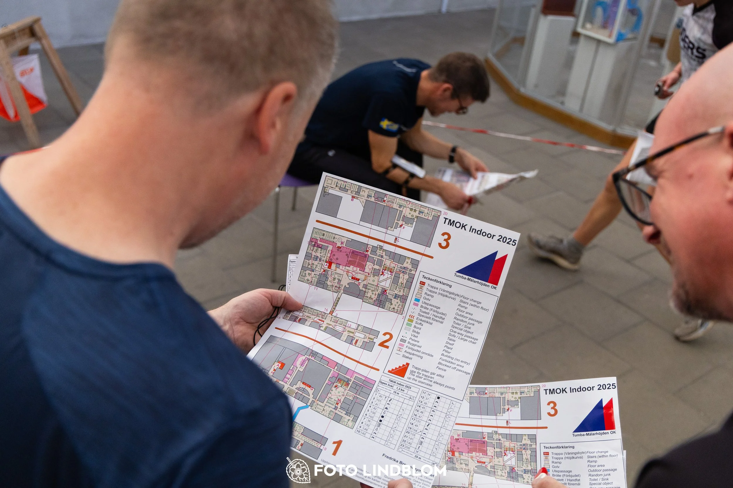 A picture from the indoor orienteering event TMOK Indoor taken by Foto Lindblom