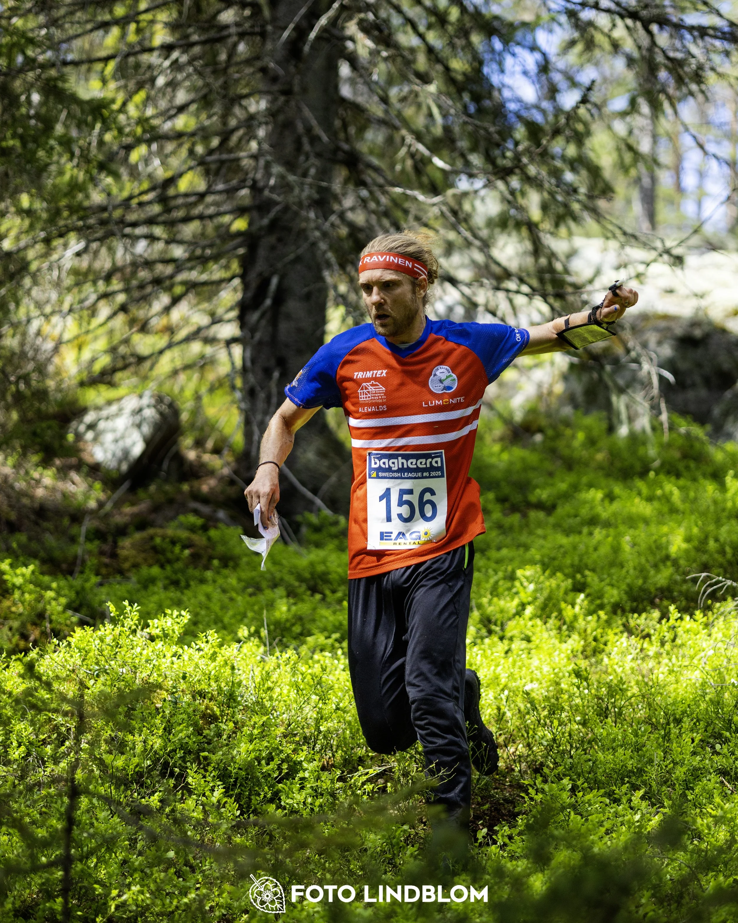 A picture from the sixth stage of the Swedish League orienteering competition