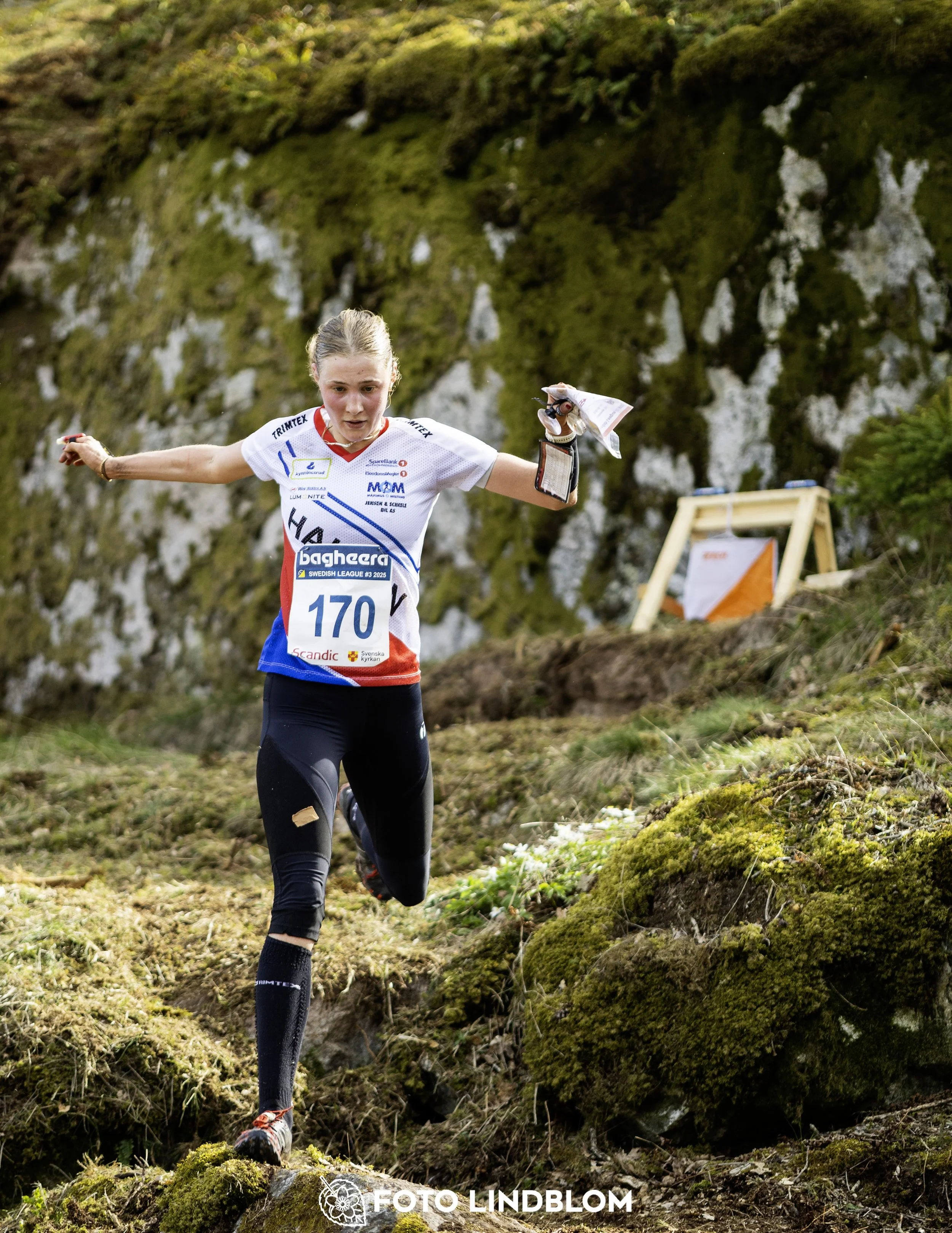A picture from the third stage of the Swedish League orienteering competition