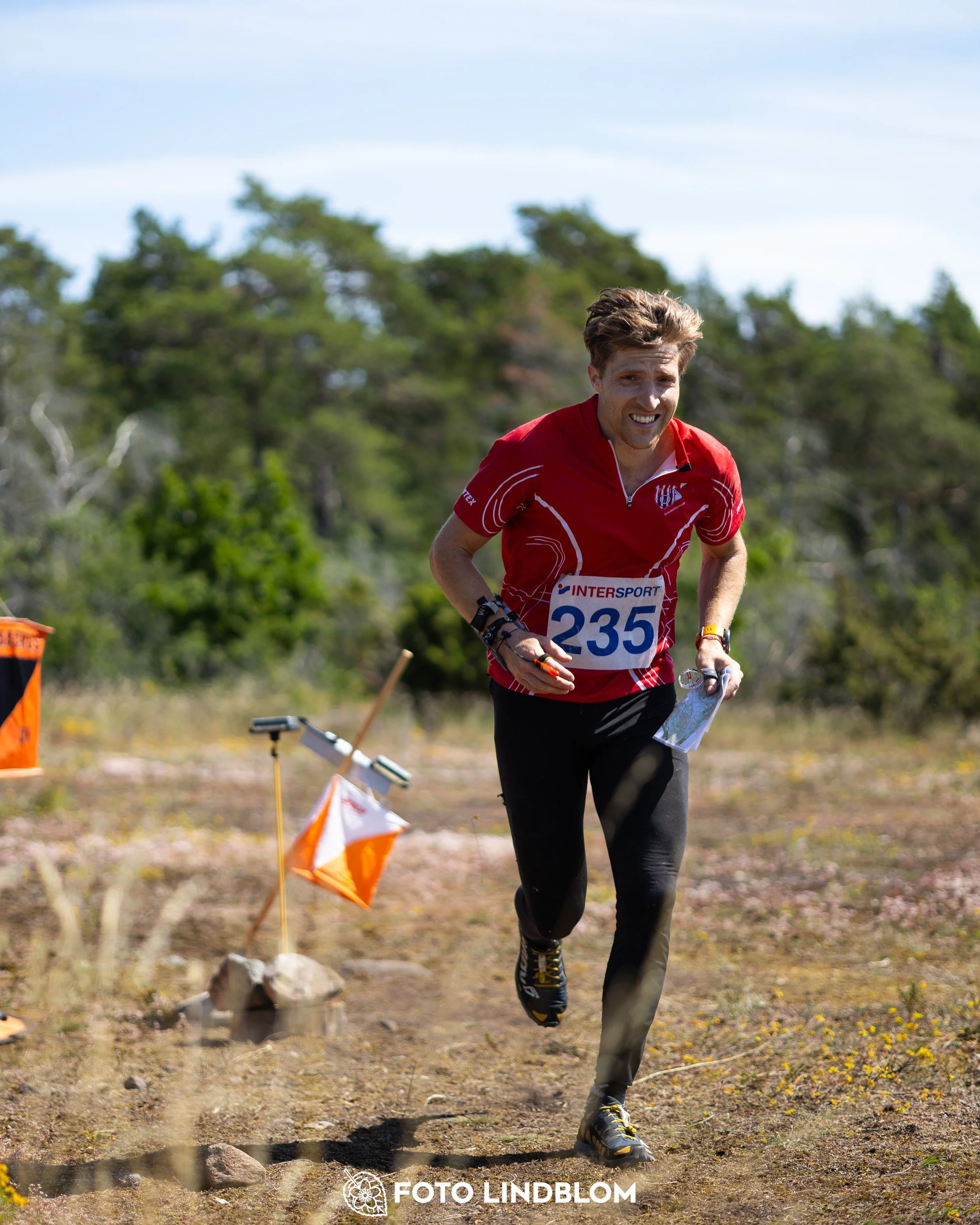 A picture from the Gotlands 3-Dagars orienteering competition