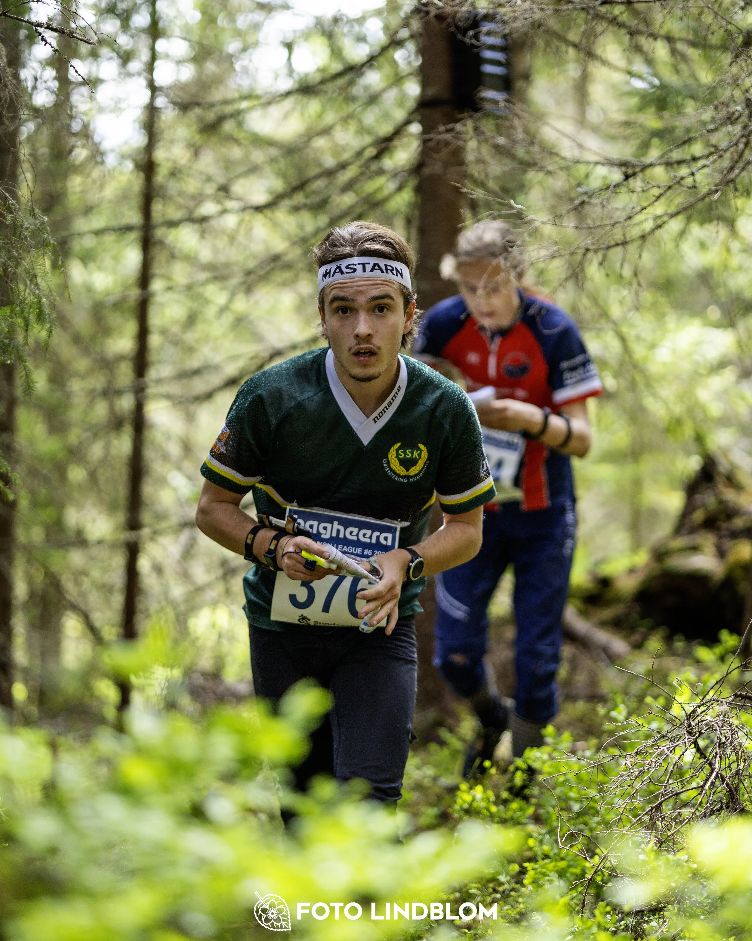 A picture from the seventh stage of the Swedish League orienteering competition