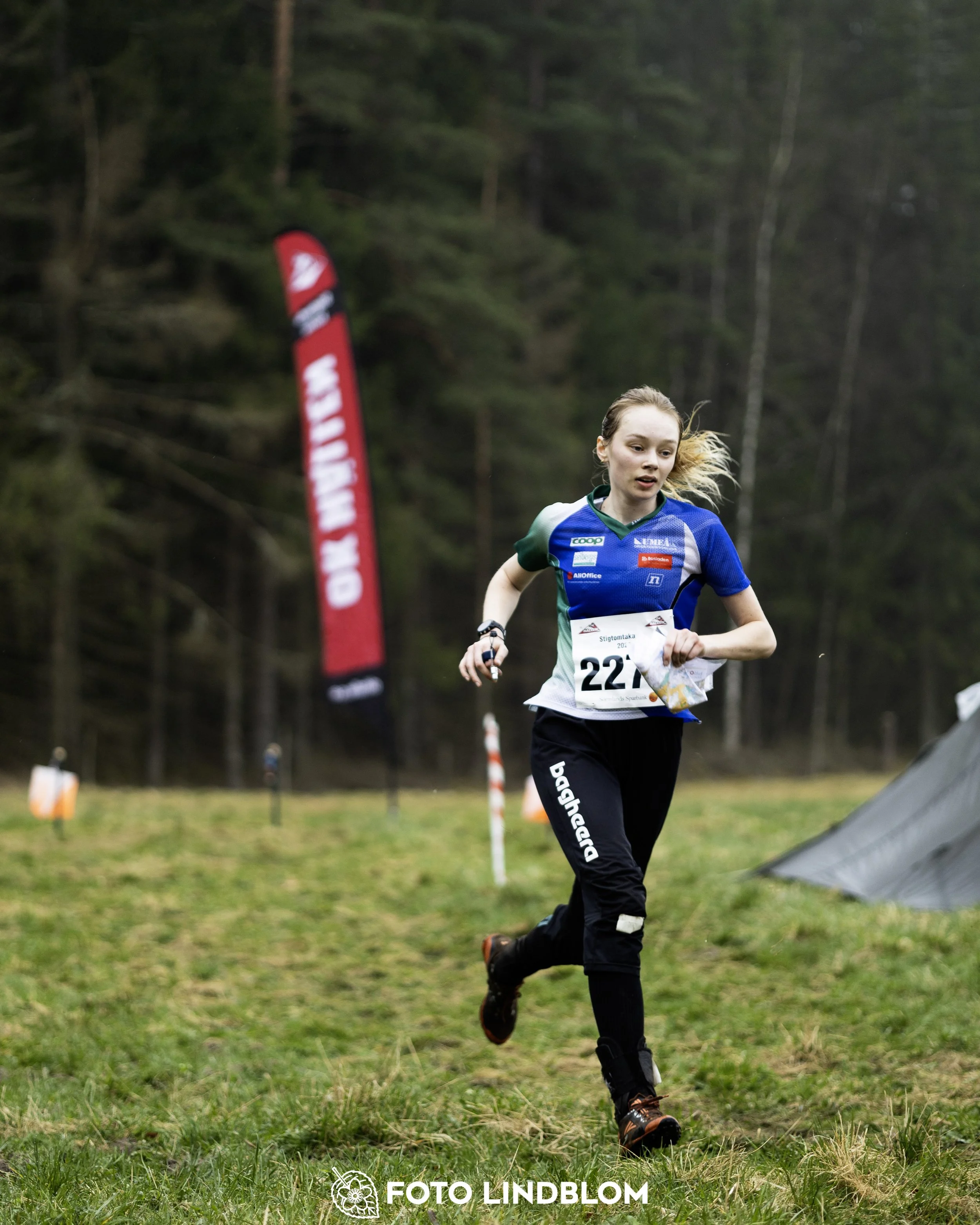 A picture from the orienteering relay competition "Stigtomtakavlen"