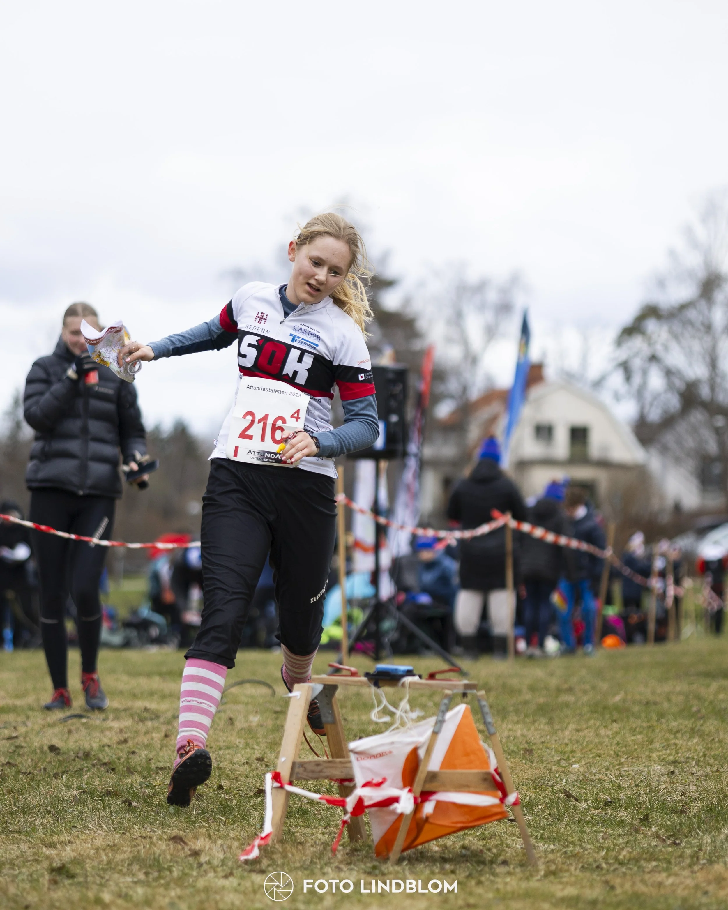 A picture from the orienteering relay competition "Attundastafetten"