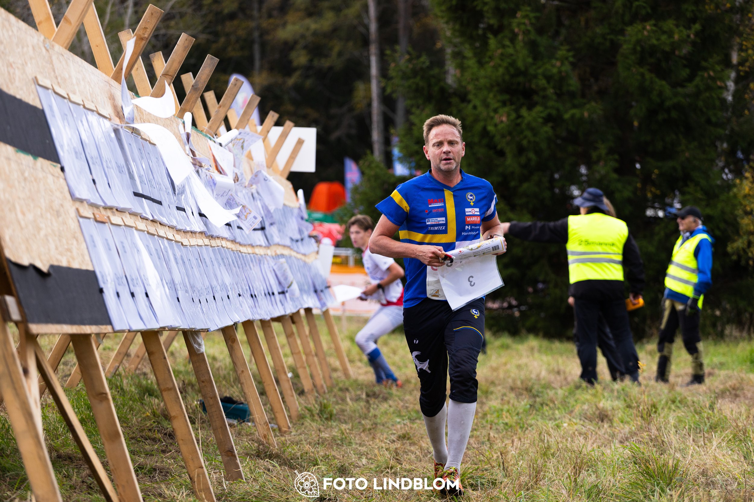 A picture from the 25-Manna orienteering event taken by Foto Lindblom