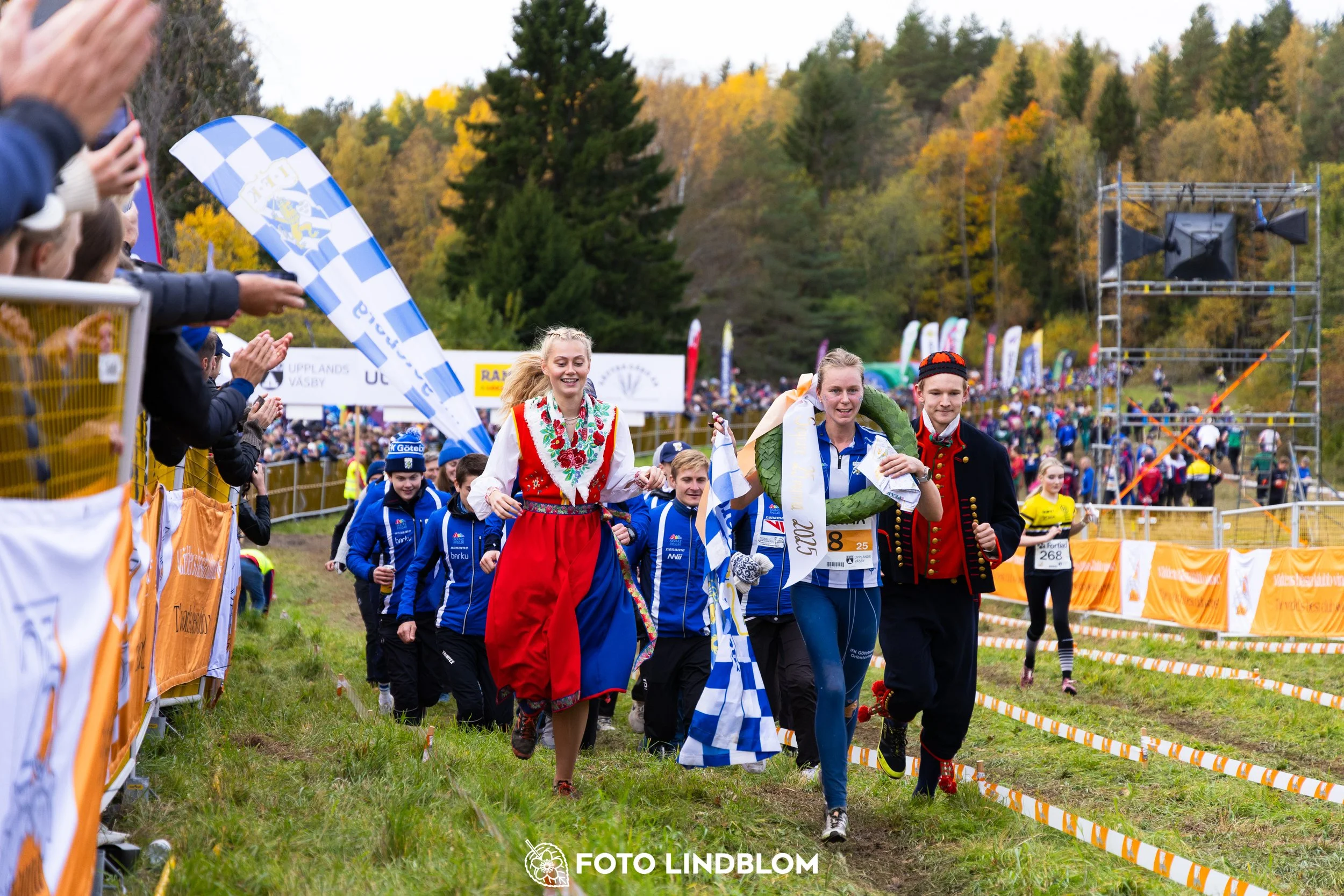 A picture from the 25-Manna orienteering event taken by Foto Lindblom