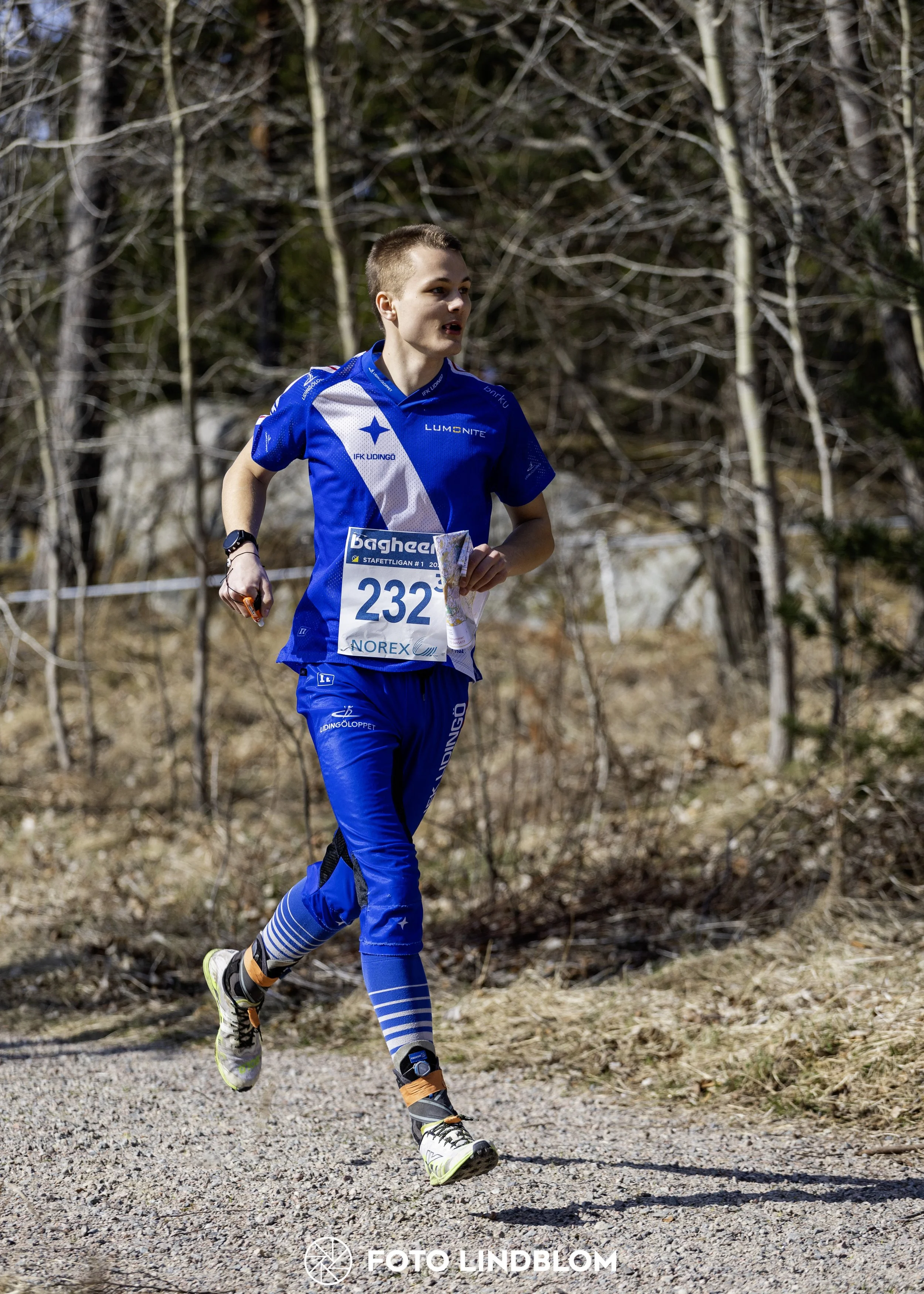 A picture from the orienteering relay competition "Måsen Staffeten"