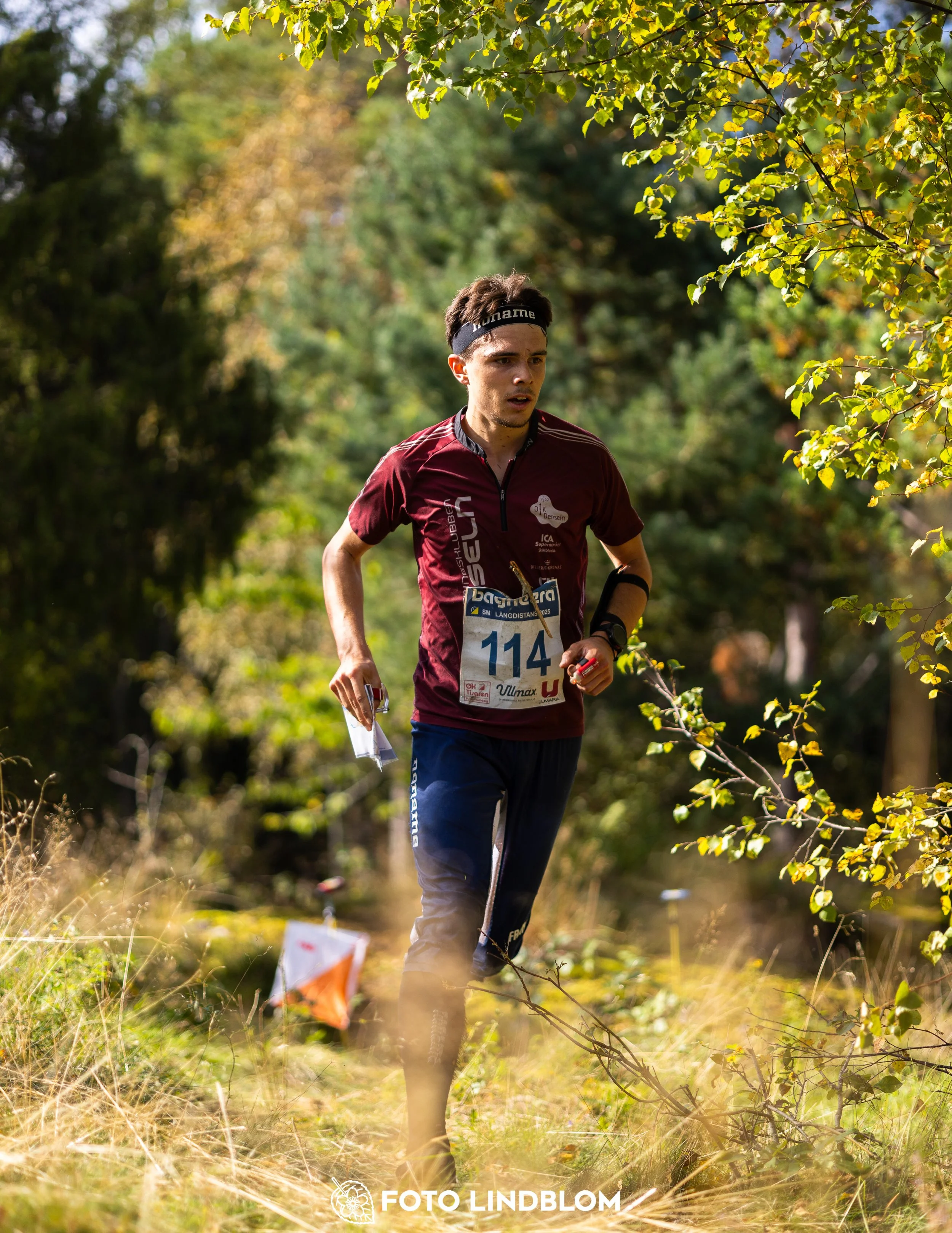 A picture from the Swedish national championship in long distance orienteering and Swedish league race taken by Foto Lindblom