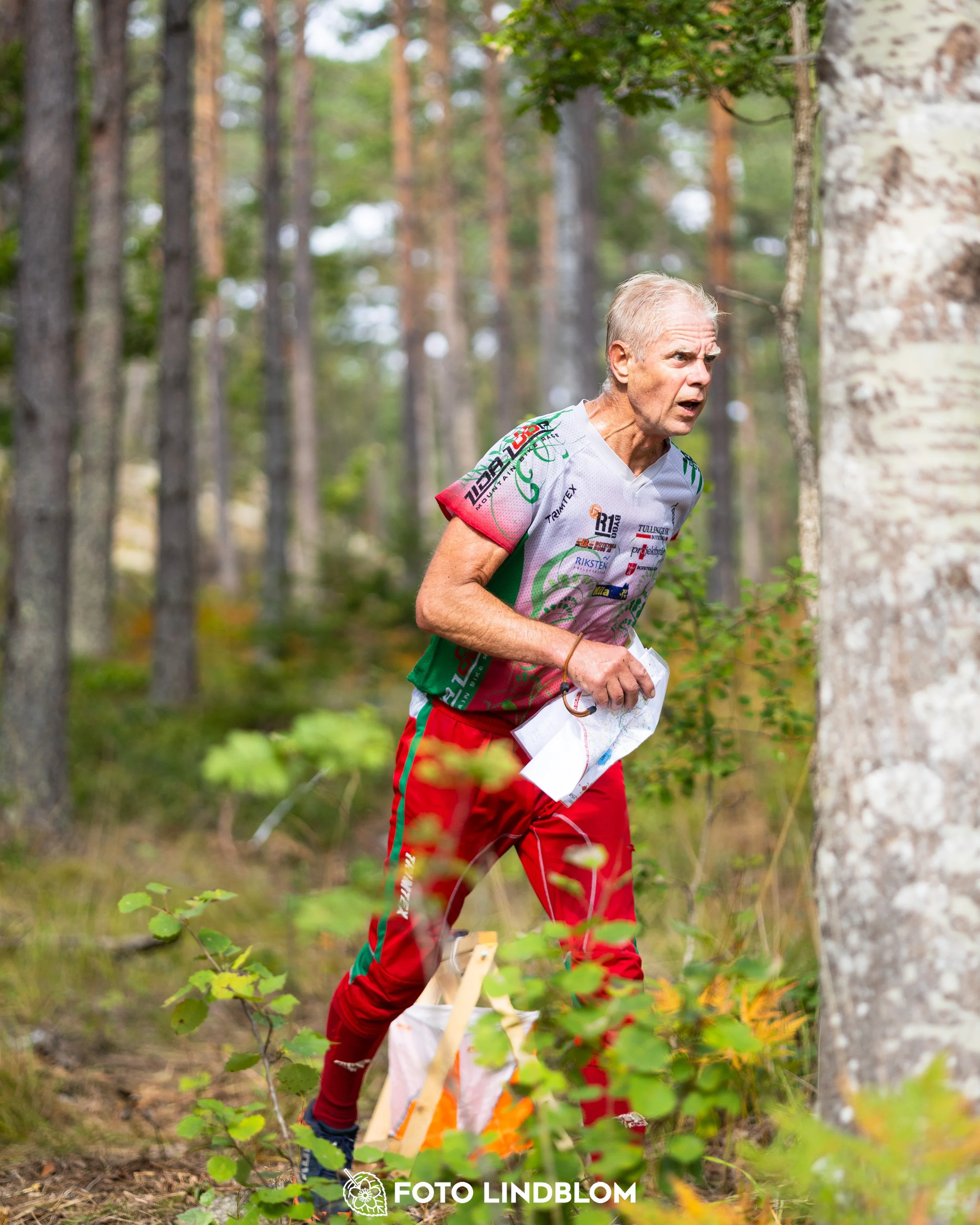 A picture from the Stockholm district championship in middle distance orienteering taken by Foto Lindblom