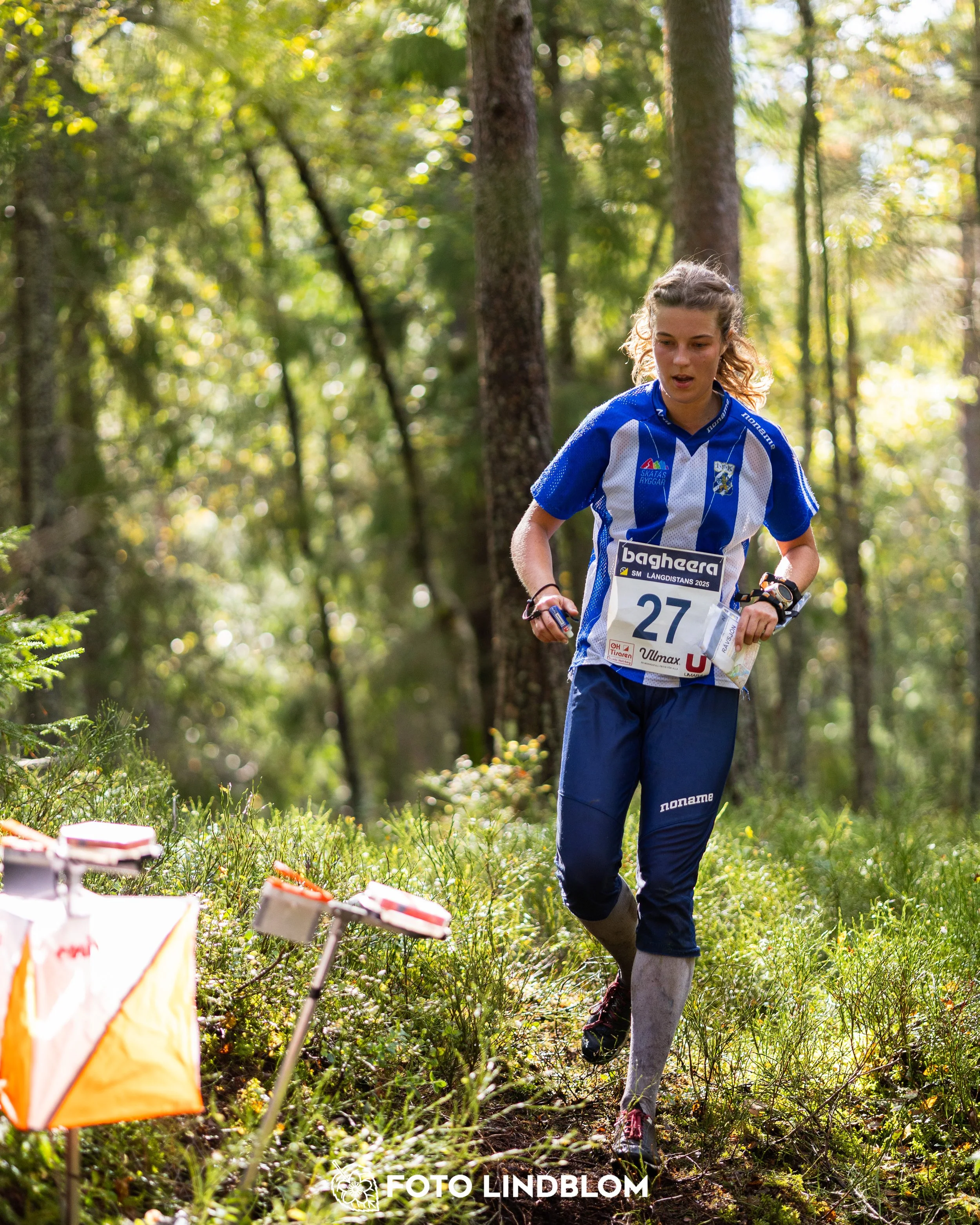 A picture from the Swedish national championship in long distance orienteering and Swedish league race taken by Foto Lindblom