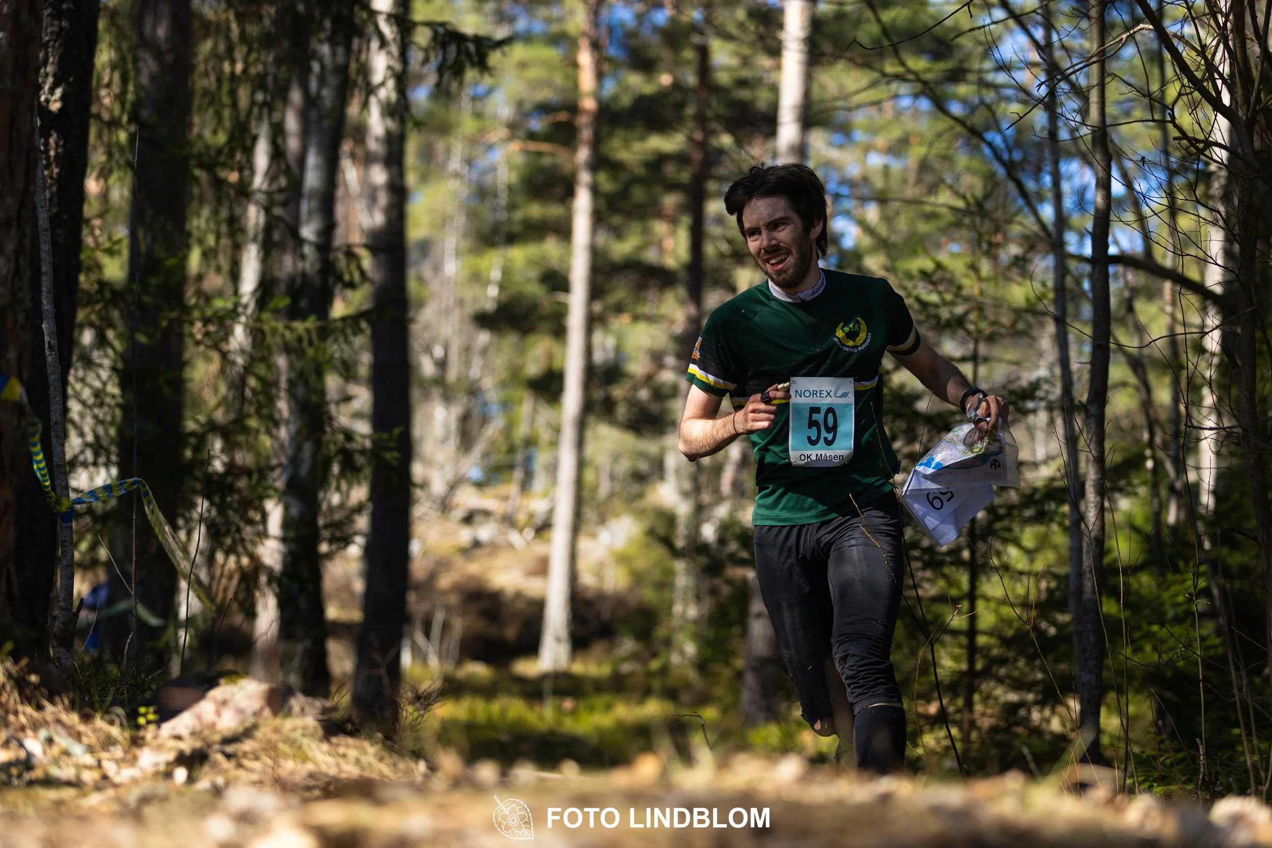A moment from the Måsenstafetten 2026 relay event in Sweden, photographed by Foto Lindblom.