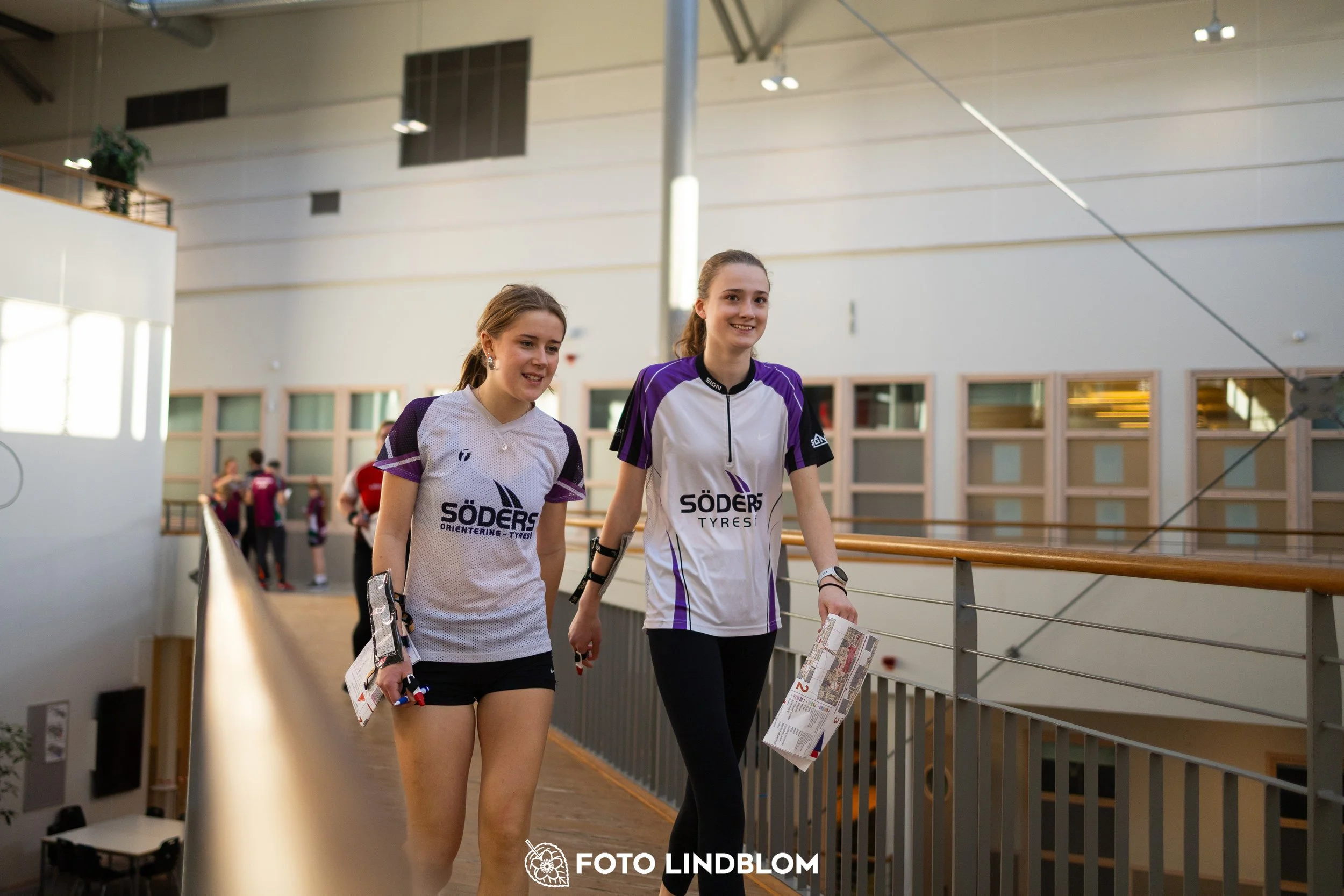 A picture from the indoor orienteering event TMOK Indoor taken by Foto Lindblom