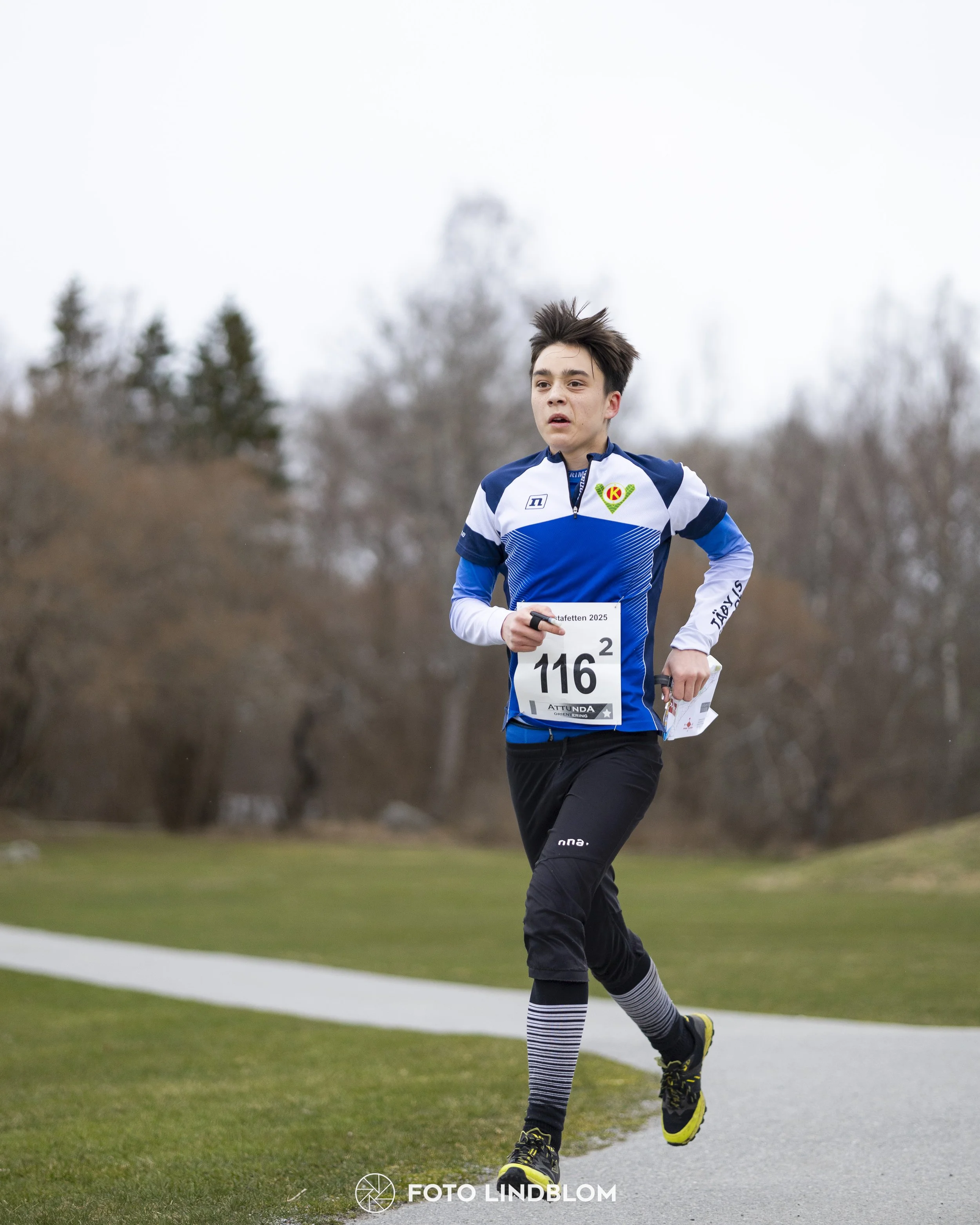 A picture from the orienteering relay competition "Attundastafetten"