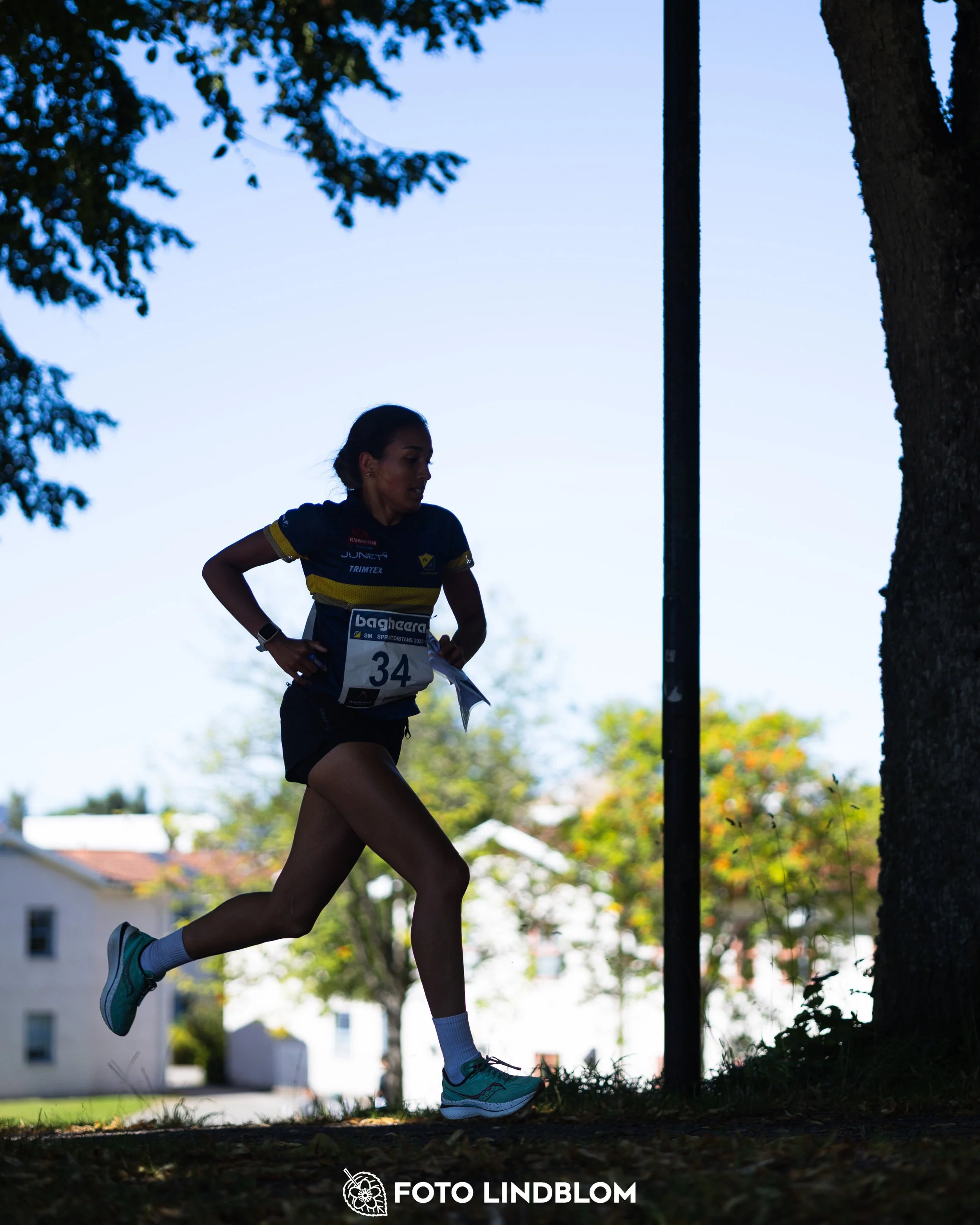 A picture from the Swedish national championship in knock out orienteering  taken by Foto Lindblom