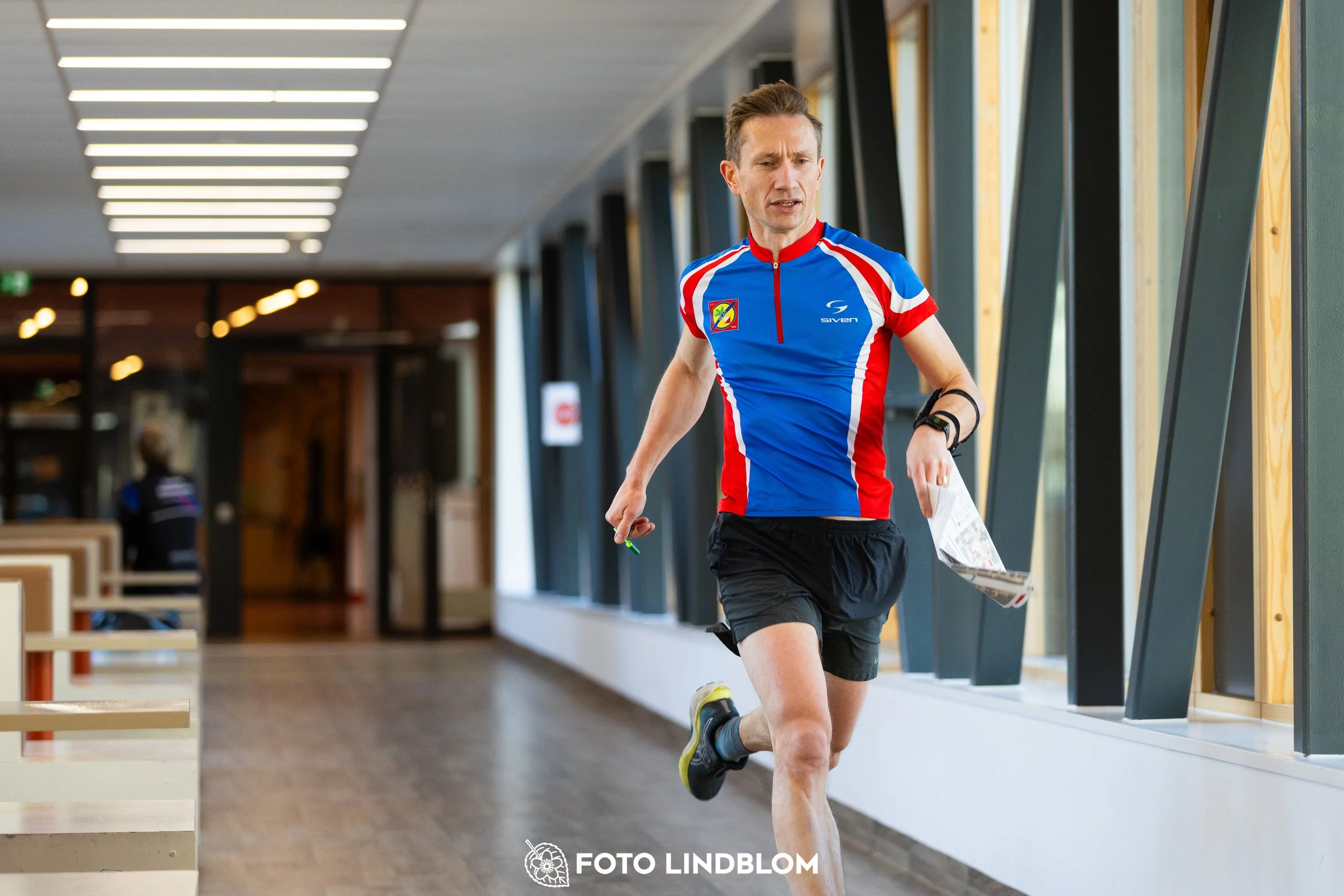 A picture from the indoor orienteering event TMOK Indoor taken by Foto Lindblom