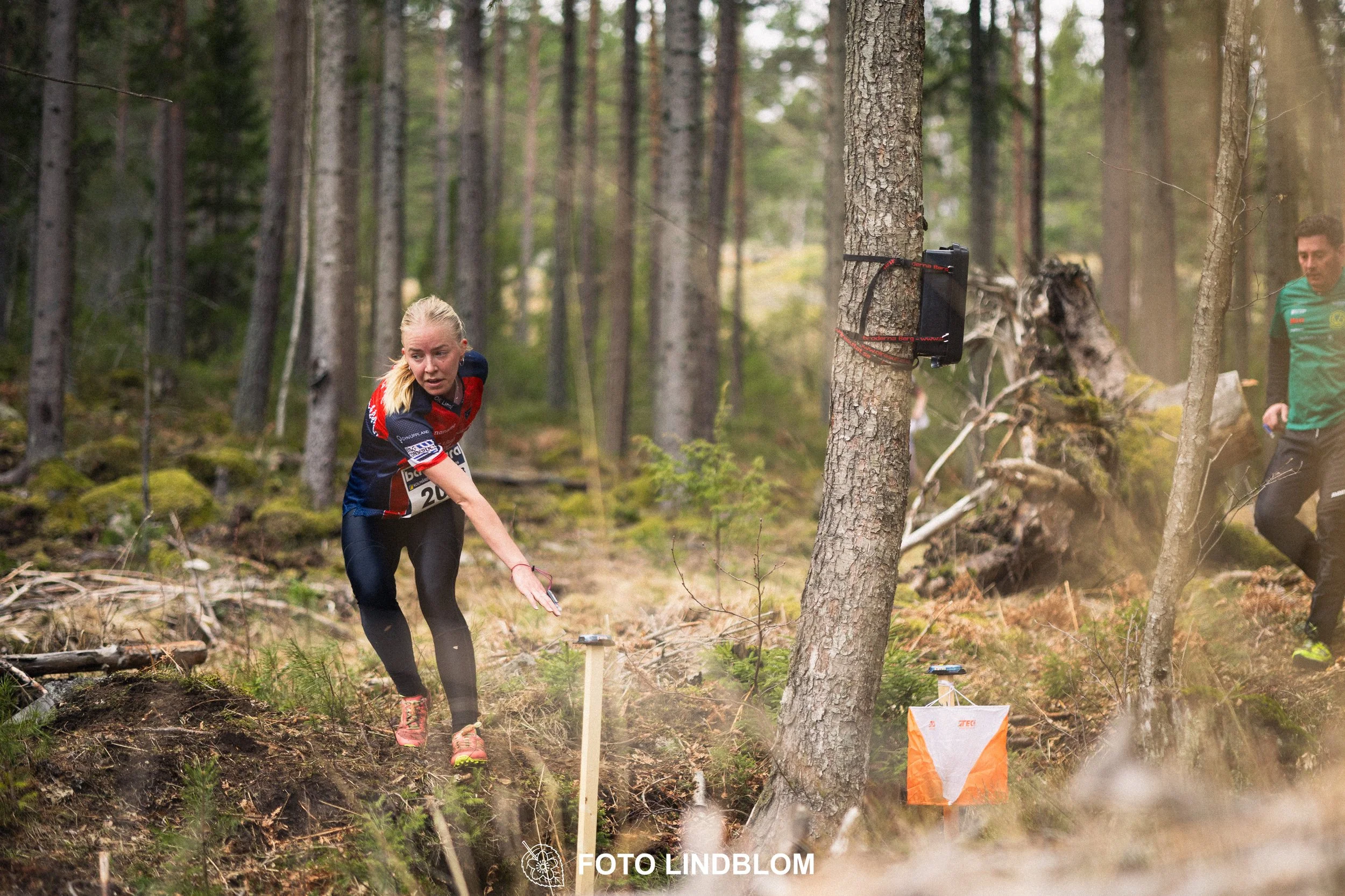 A scene from the Stafettligan relay competition Kolmårdskavlen in spring 2026, captured by Foto Lindblom.