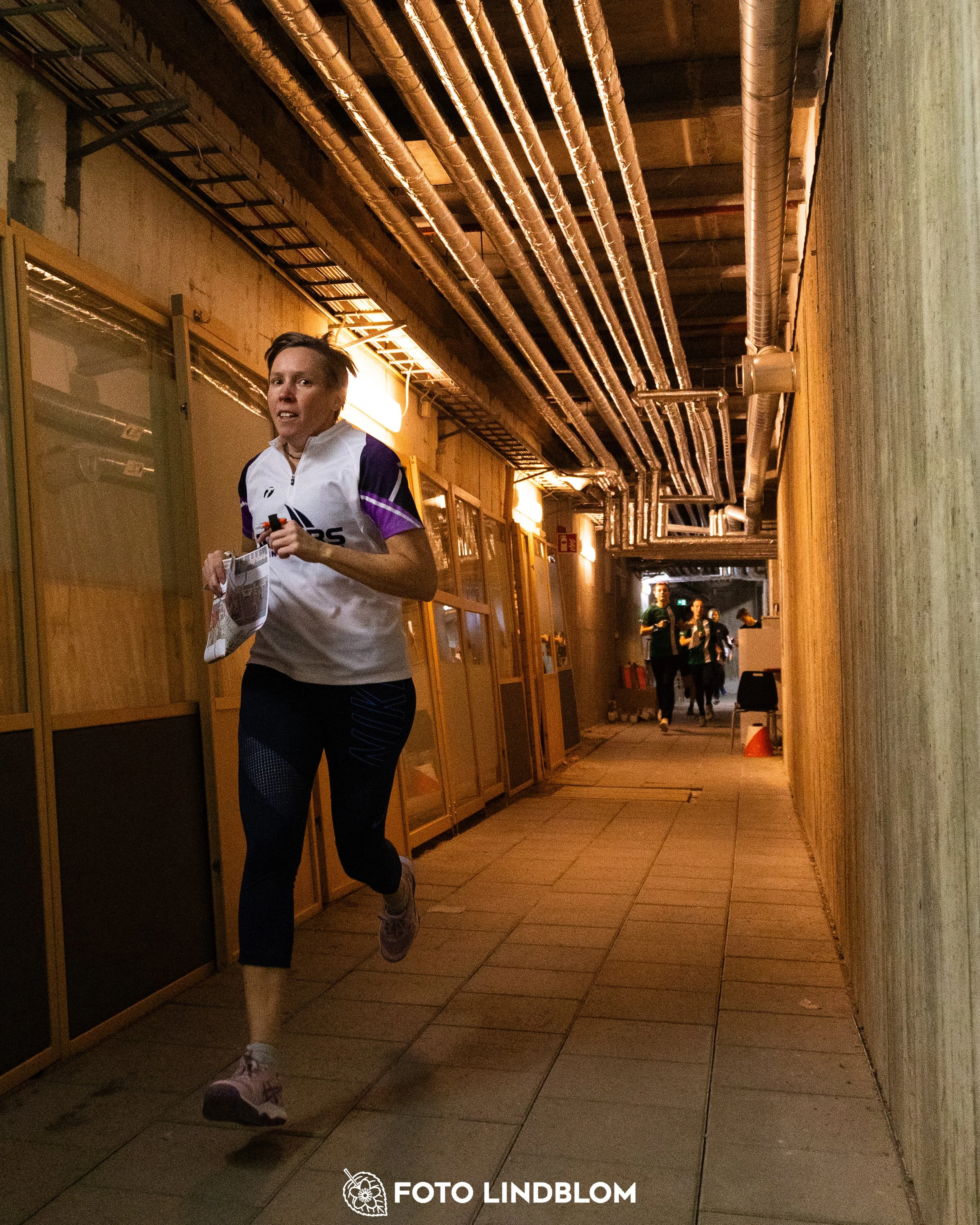 A picture from the indoor orienteering event TMOK Indoor taken by Foto Lindblom
