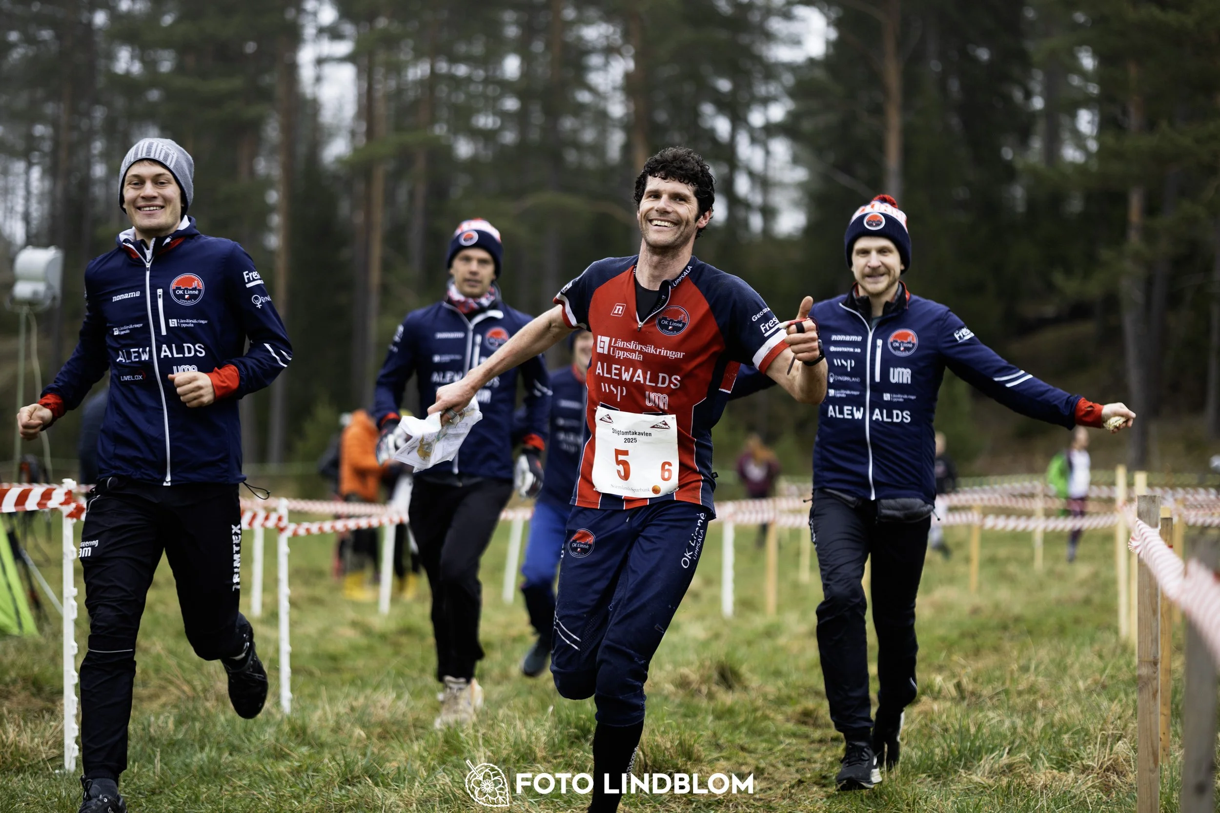 A picture from the orienteering relay competition "Stigtomtakavlen"