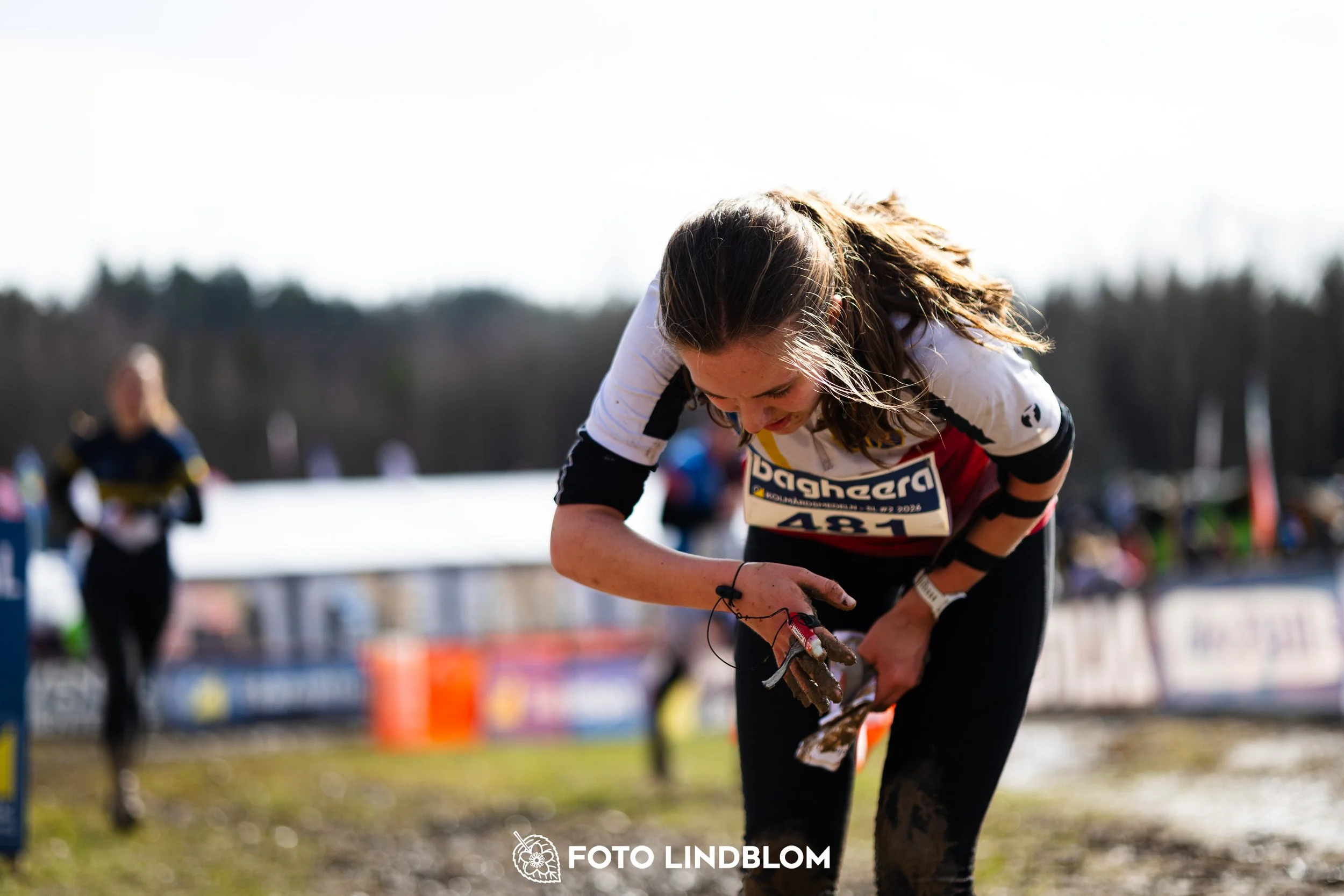 A photo from an orienteering race in Kolmården during the Swedish League spring season 2026, captured by Foto Lindblom.