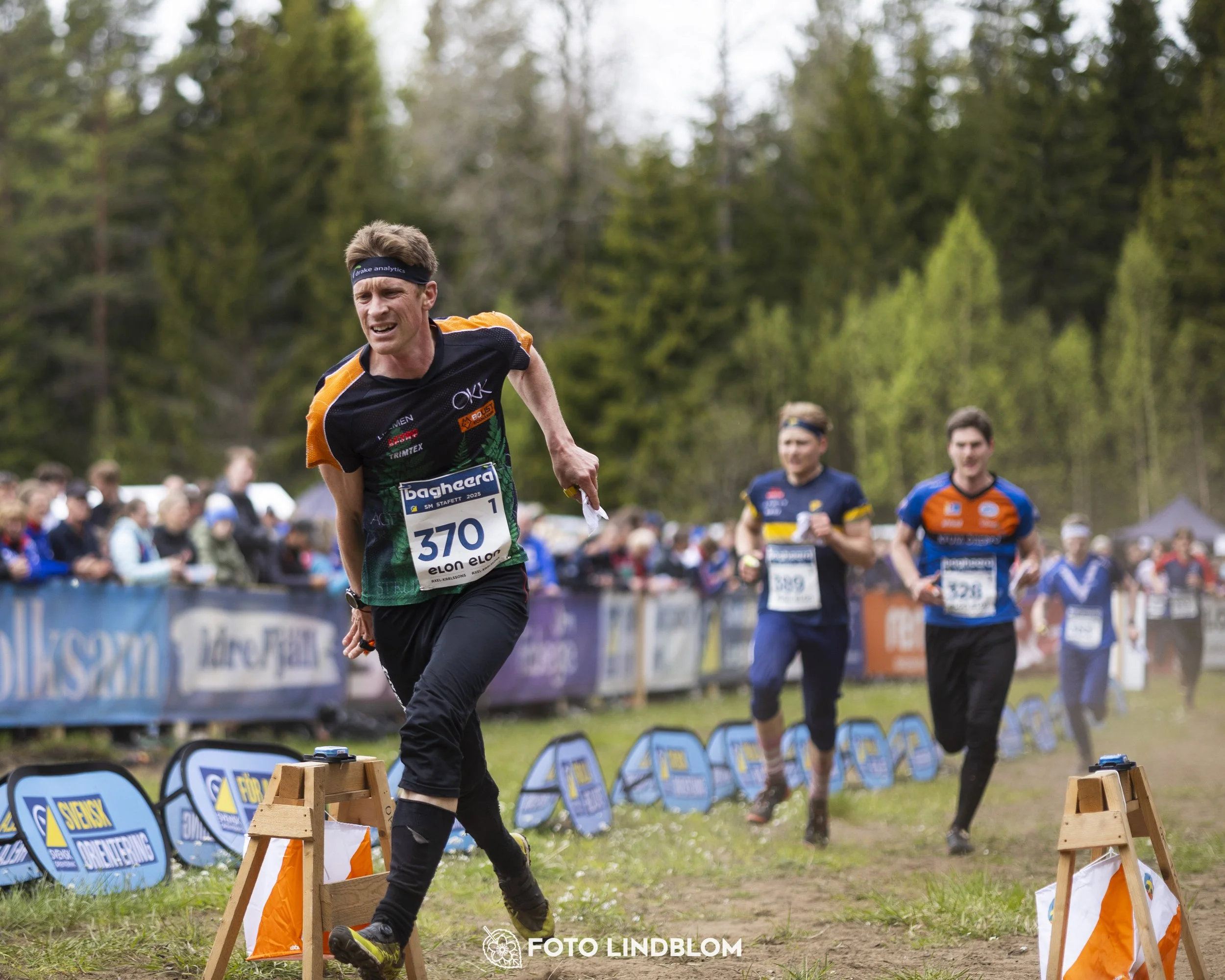 A picture from the Swedish national championship in relay orienteering