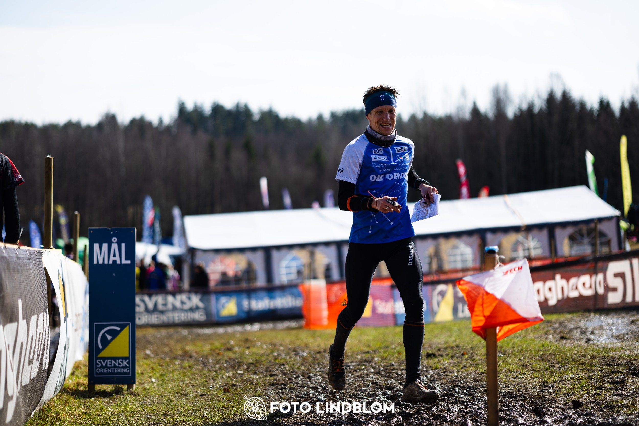 A photo from the Swedish League orienteering competition in Kolmården spring 2026, captured by Foto Lindblom.