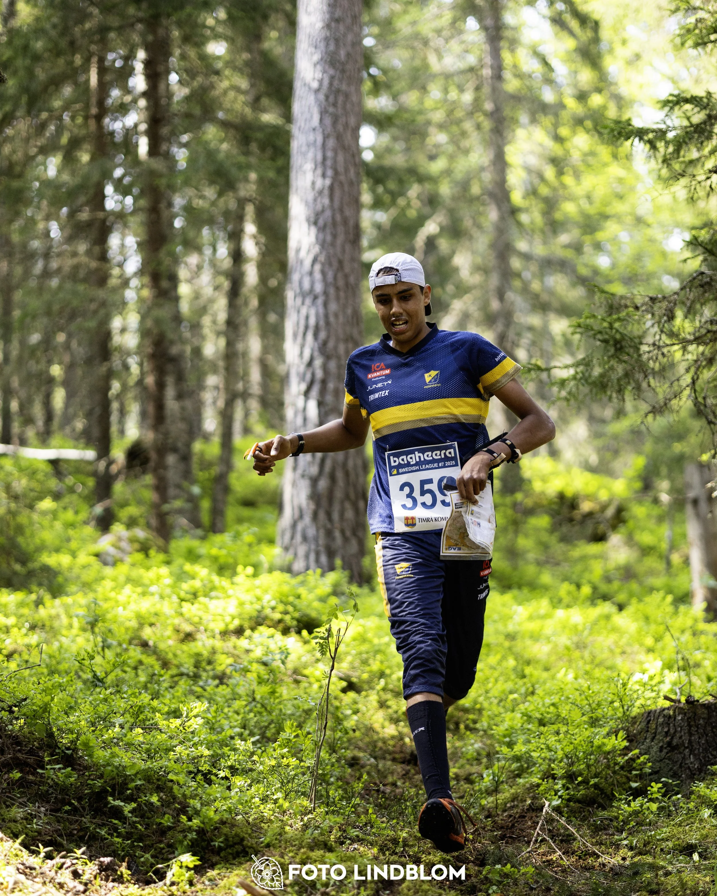 A picture from the seventh stage of the Swedish League orienteering competition