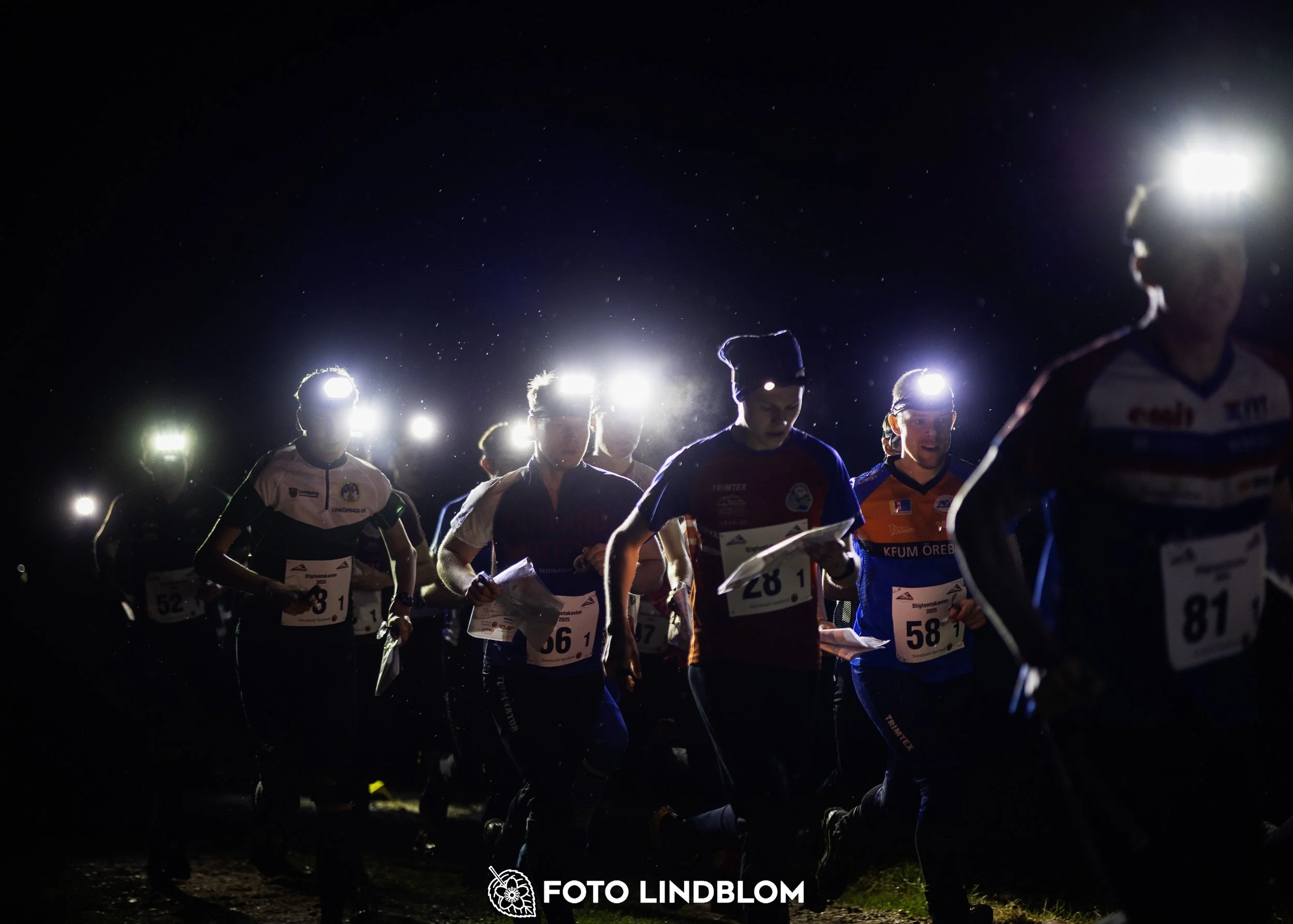 A picture from the orienteering relay competition "Stigtomtakavlen"