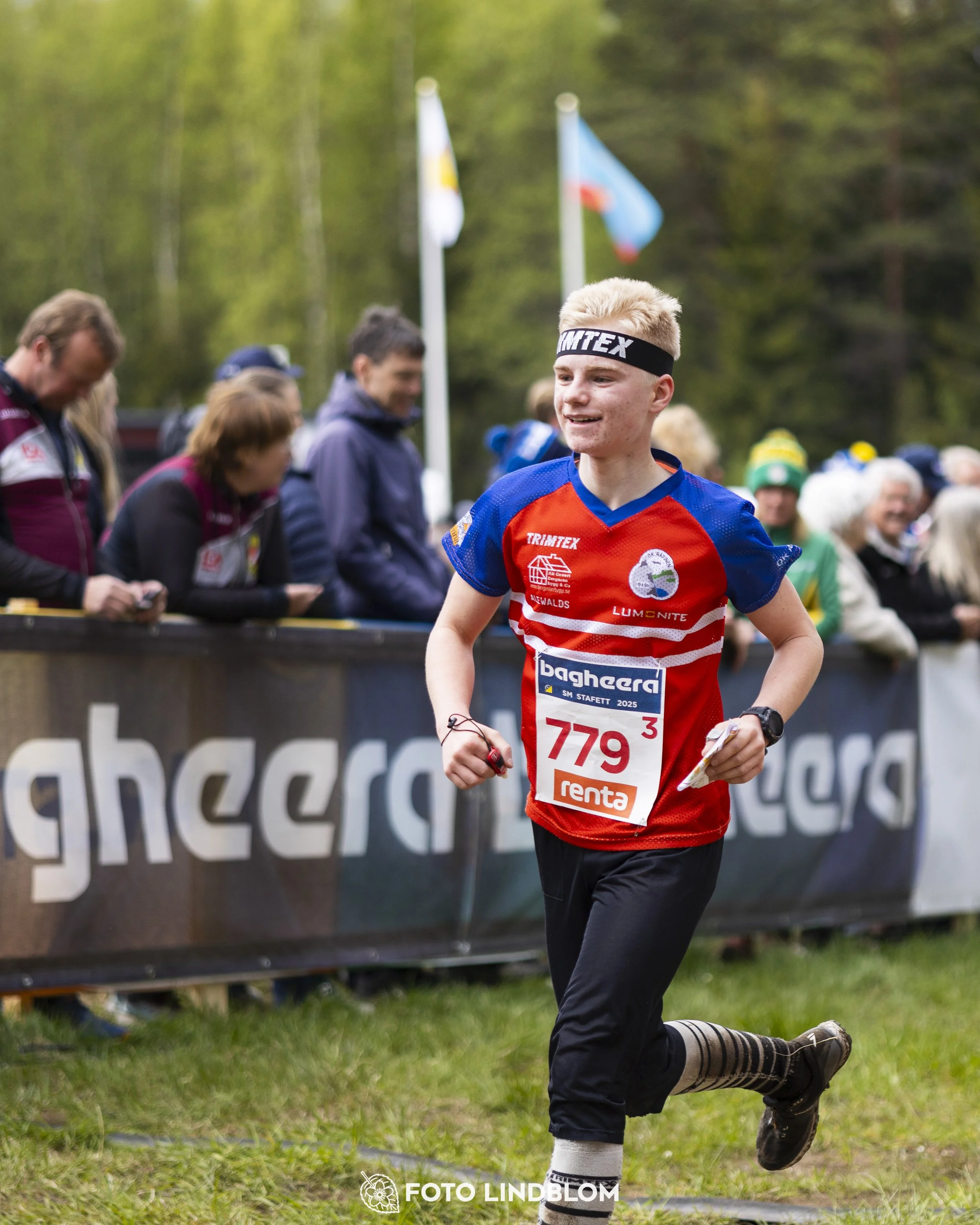 A picture from the Swedish national championship in relay orienteering