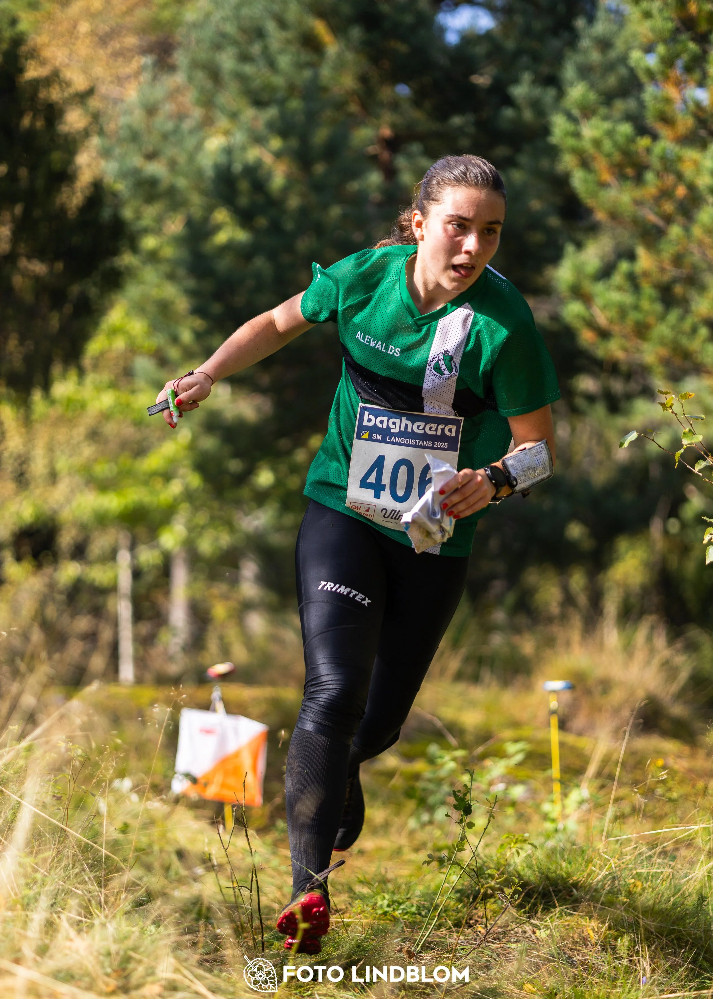 A picture from the Swedish national championship in long distance orienteering and Swedish league race taken by Foto Lindblom