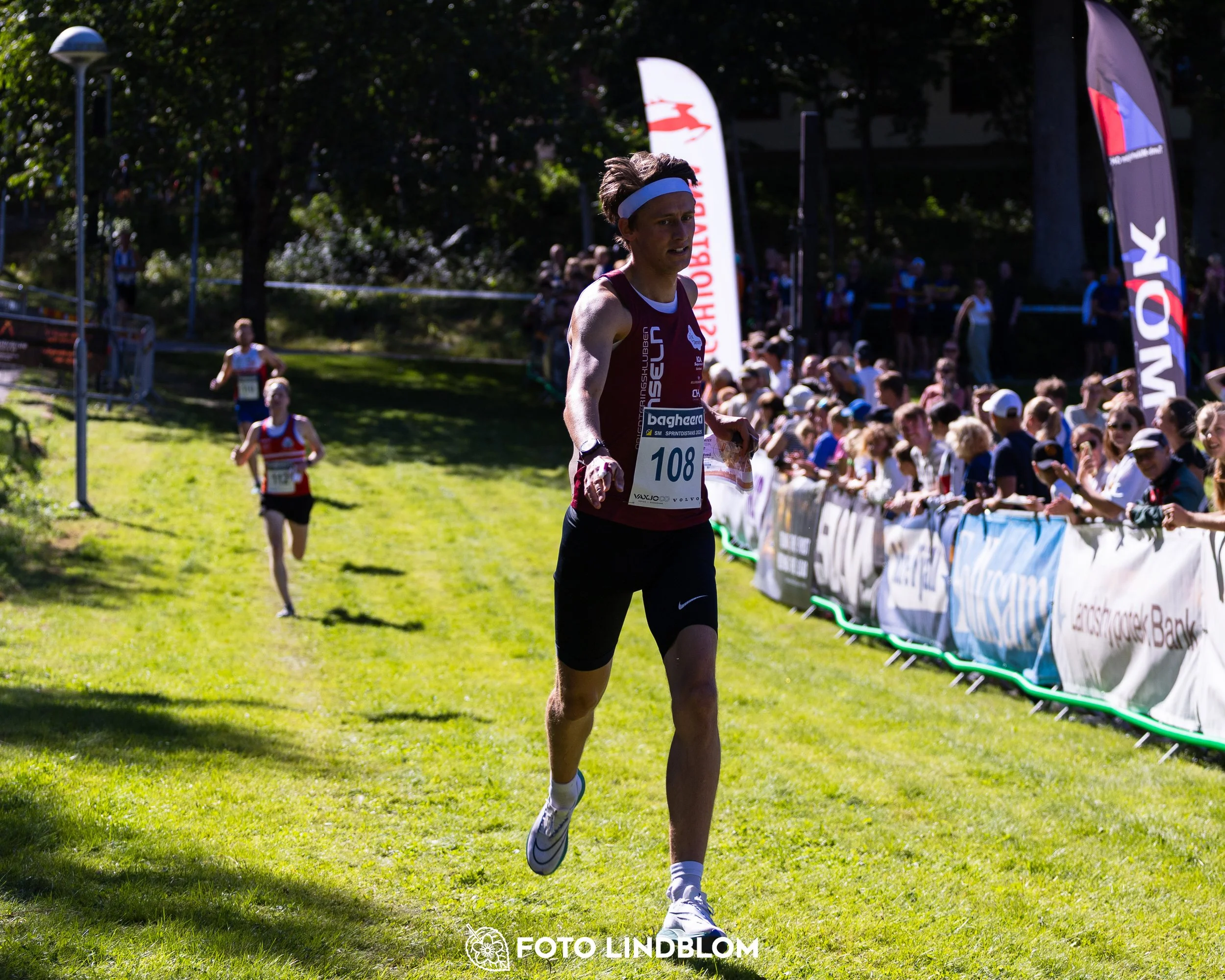 A picture from the Swedish national championship in knock out orienteering  taken by Foto Lindblom