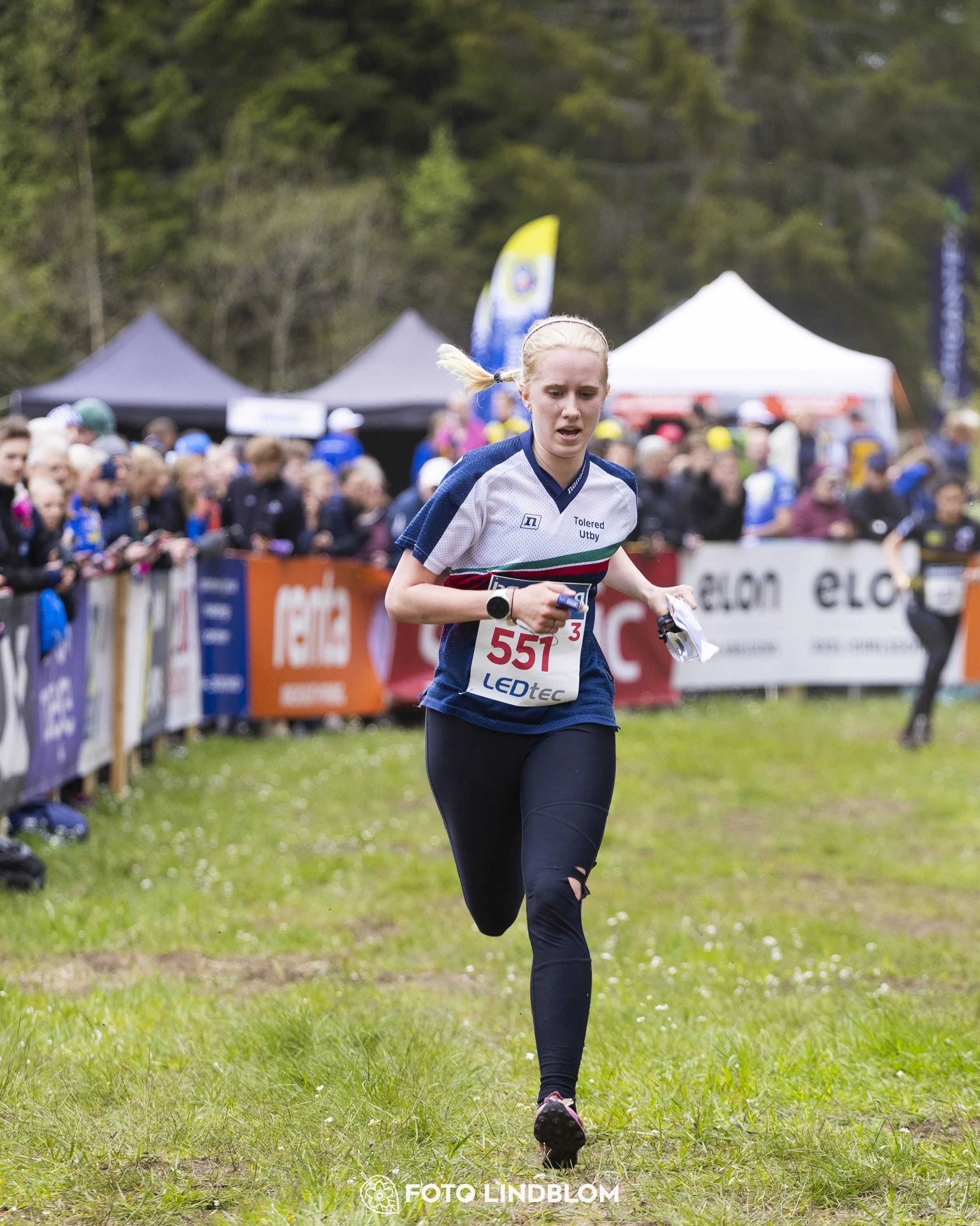 A picture from the Swedish national championship in relay orienteering
