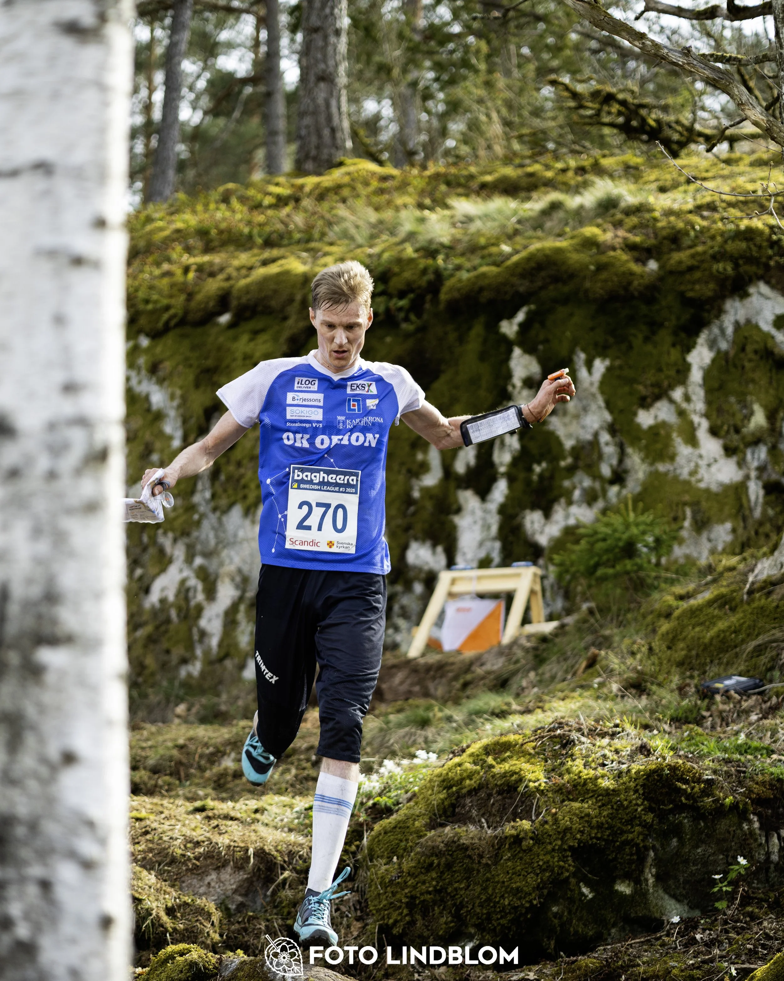 A picture from the third stage of the Swedish League orienteering competition