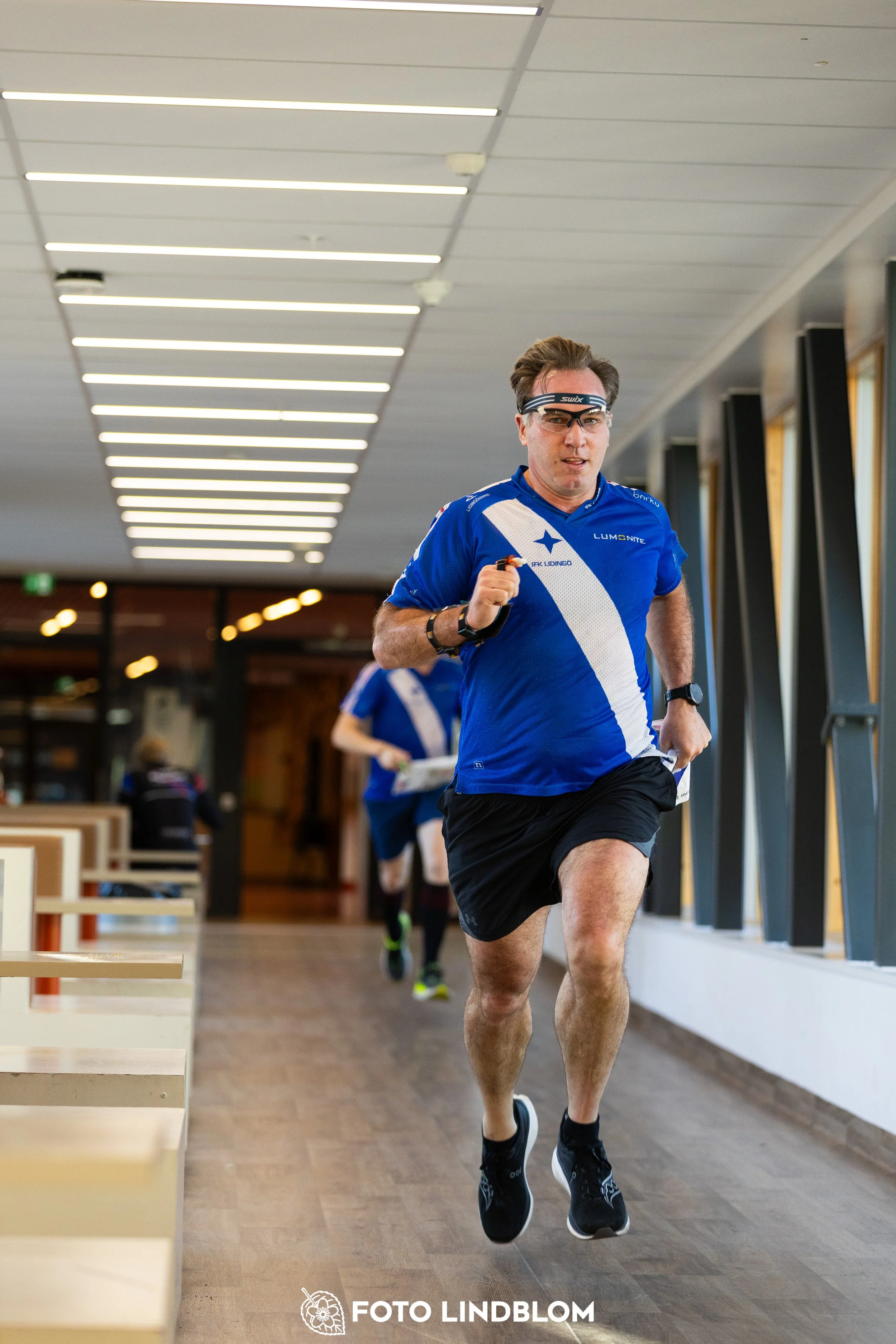 A picture from the indoor orienteering event TMOK Indoor taken by Foto Lindblom